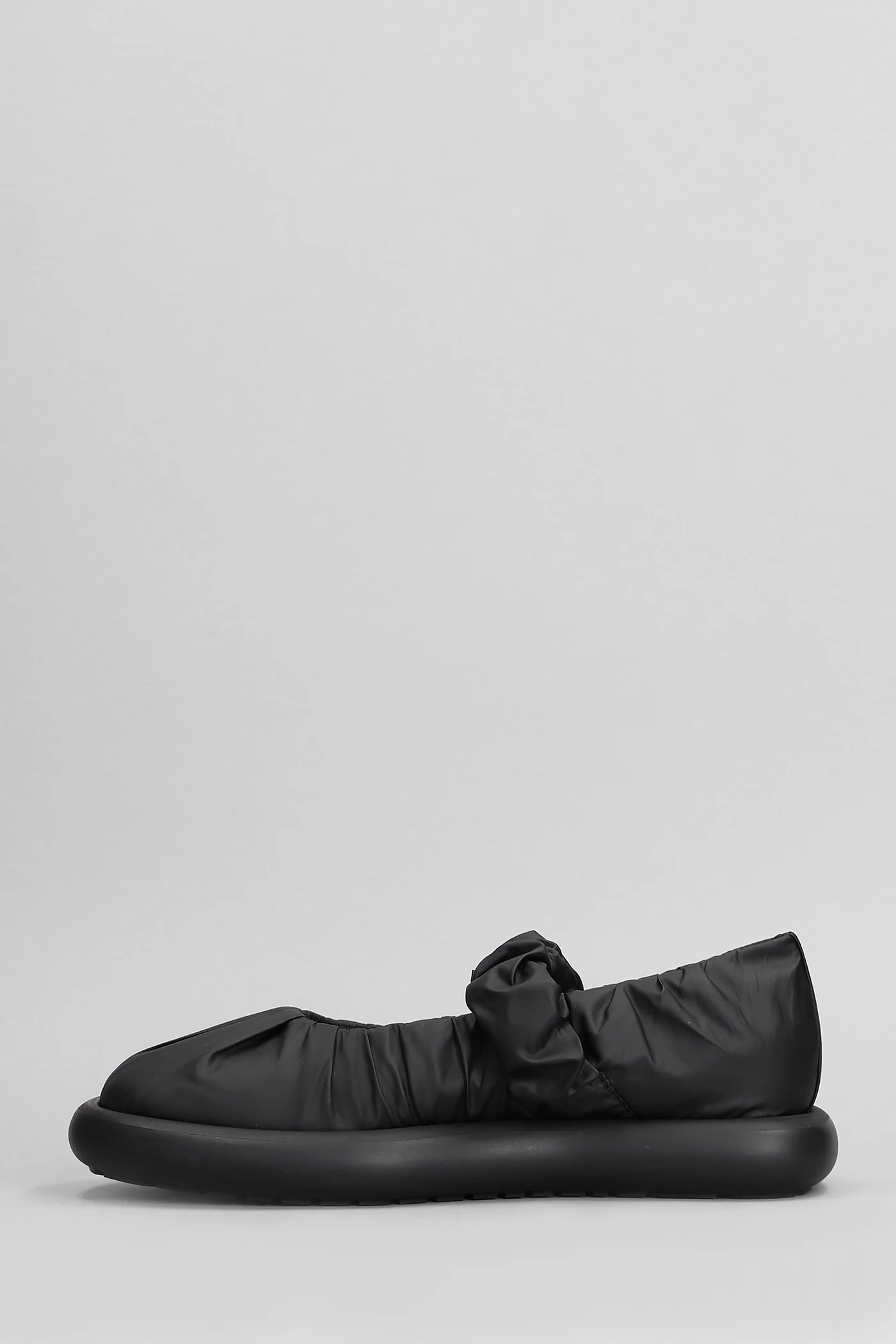Onda Ballet flats in black nylon - Image 3