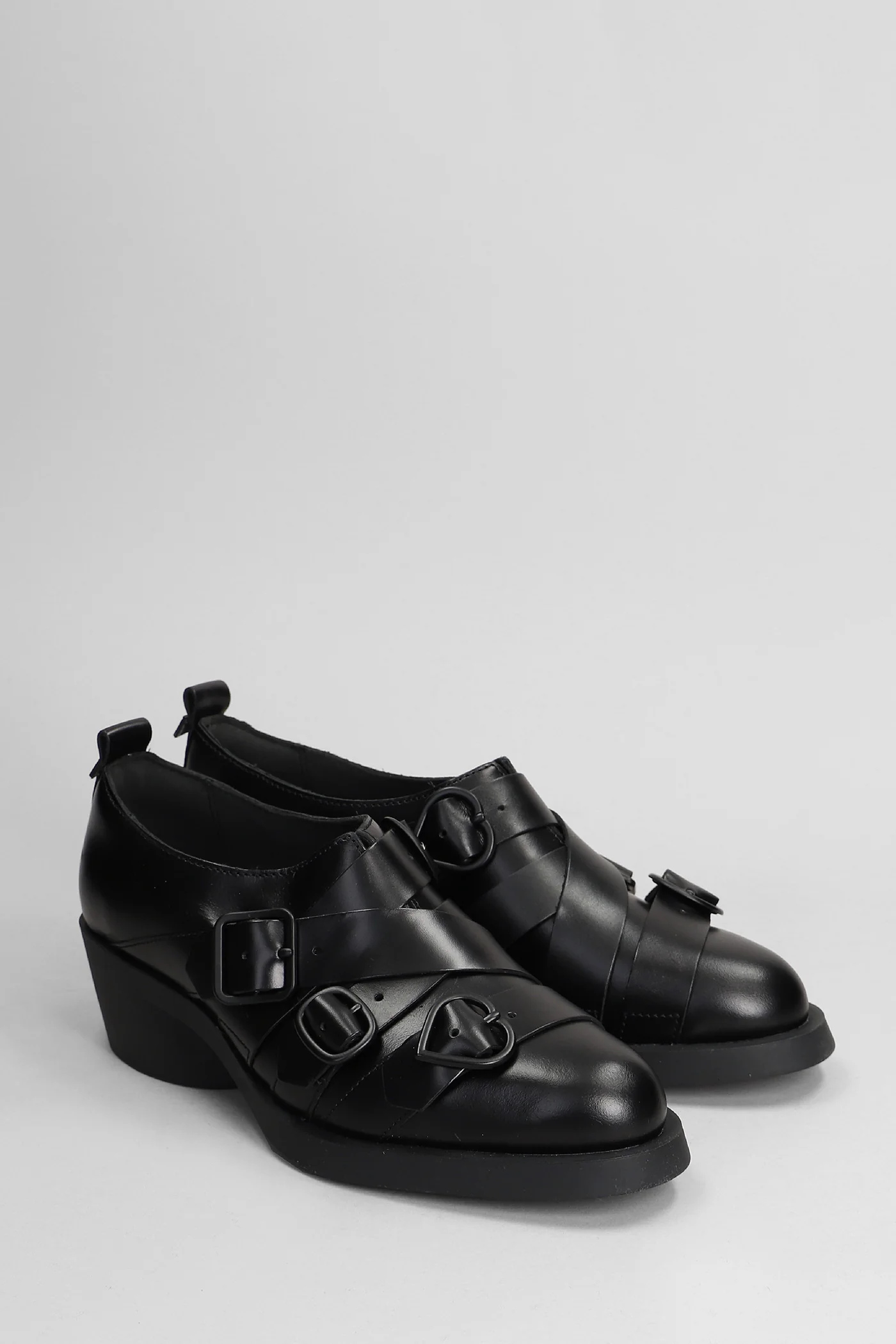 Twins Lace up shoes in black leather - Image 2
