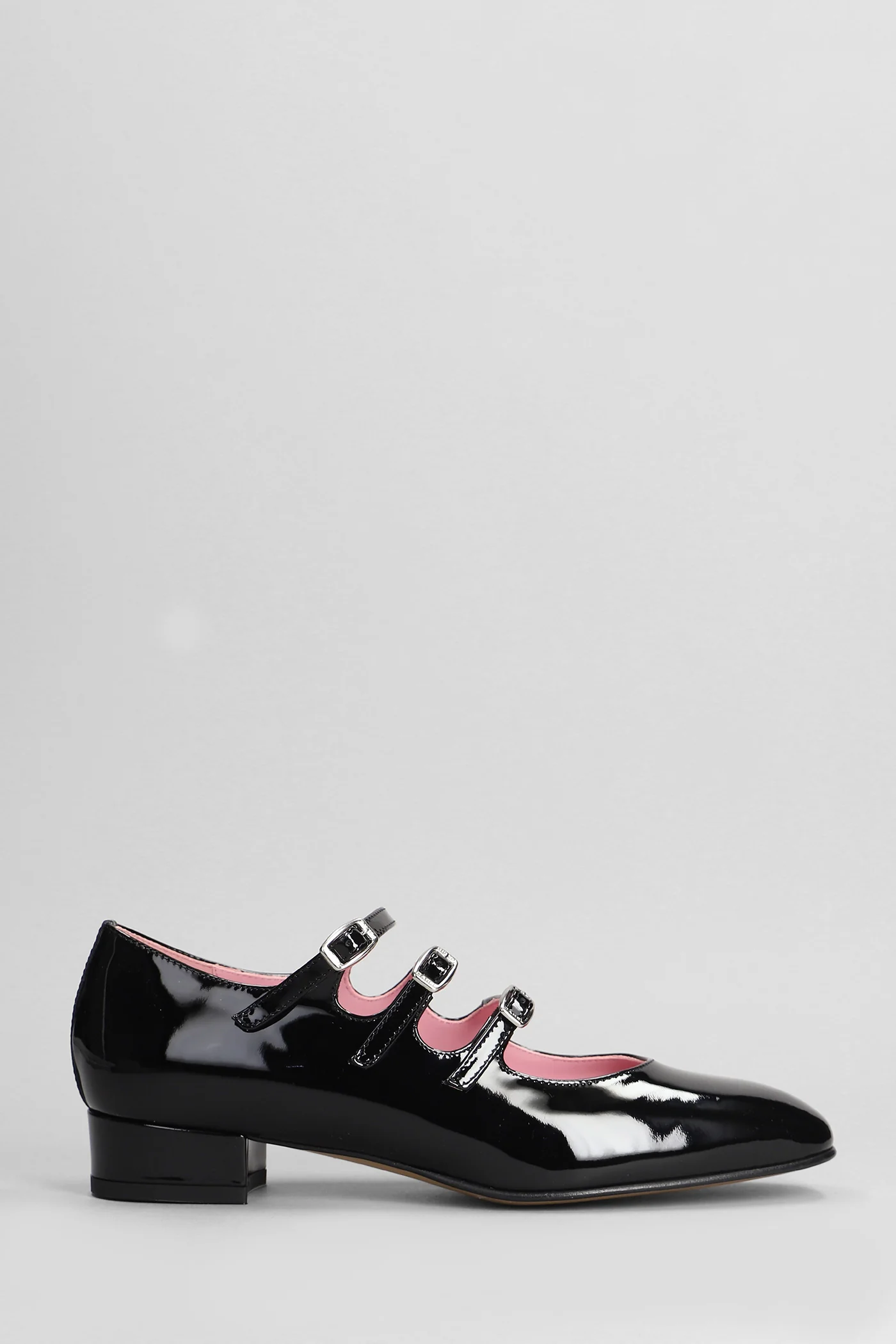 Ariana Ballet flats in black patent leather