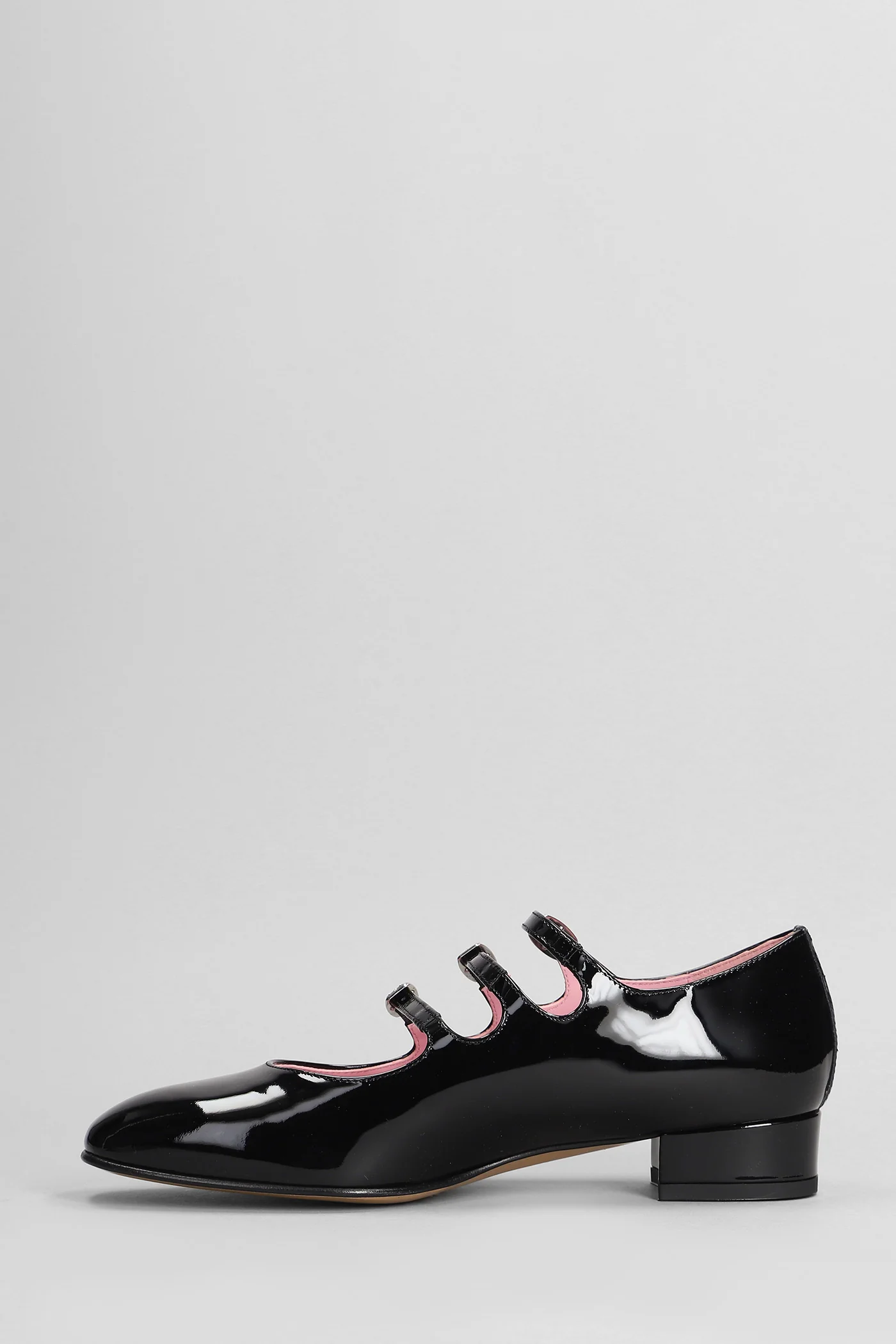 Ariana Ballet flats in black patent leather - Image 3