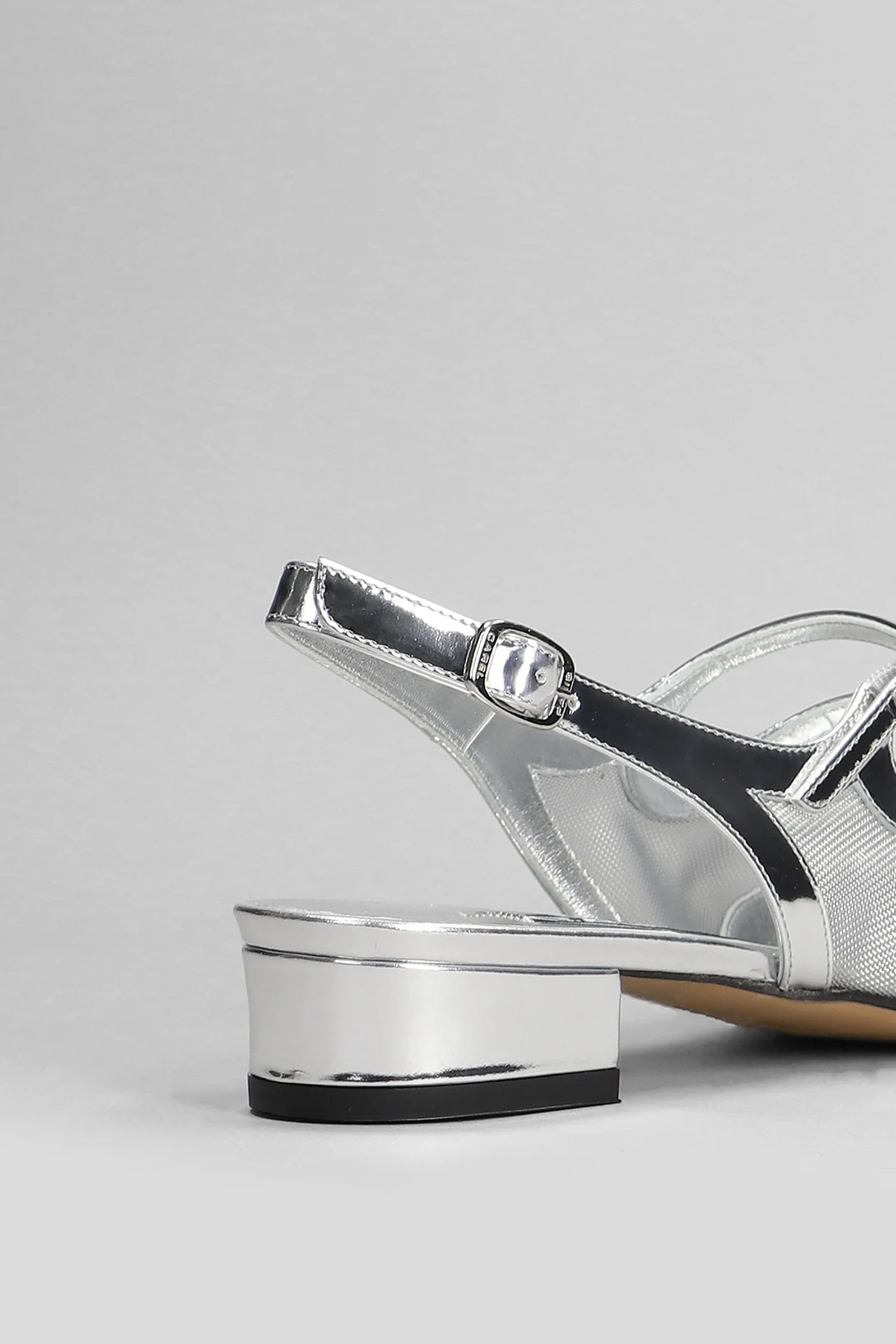 Pechenight Pumps in silver leather - Image 5