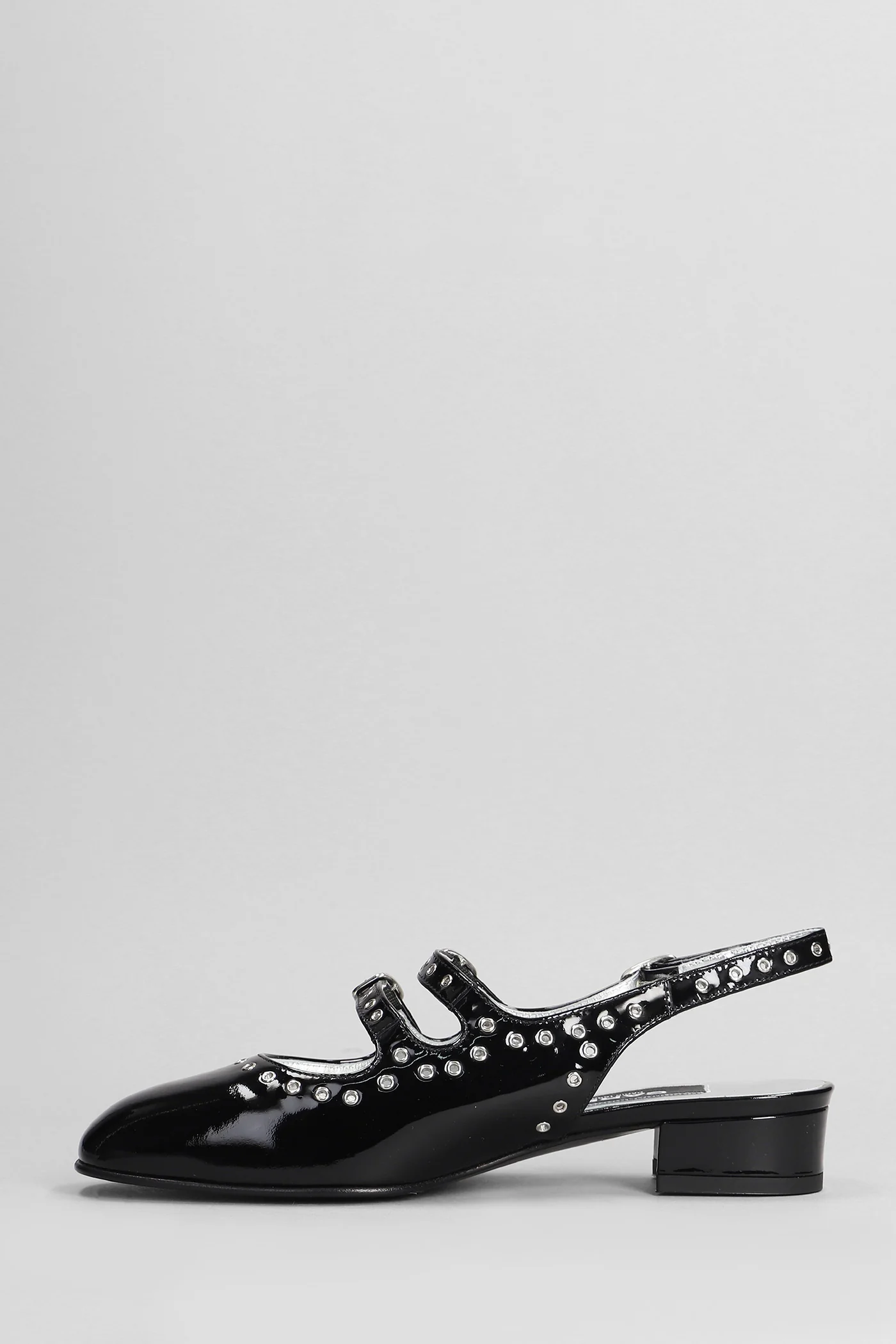 Queen Ballet flats in black leather - Image 3