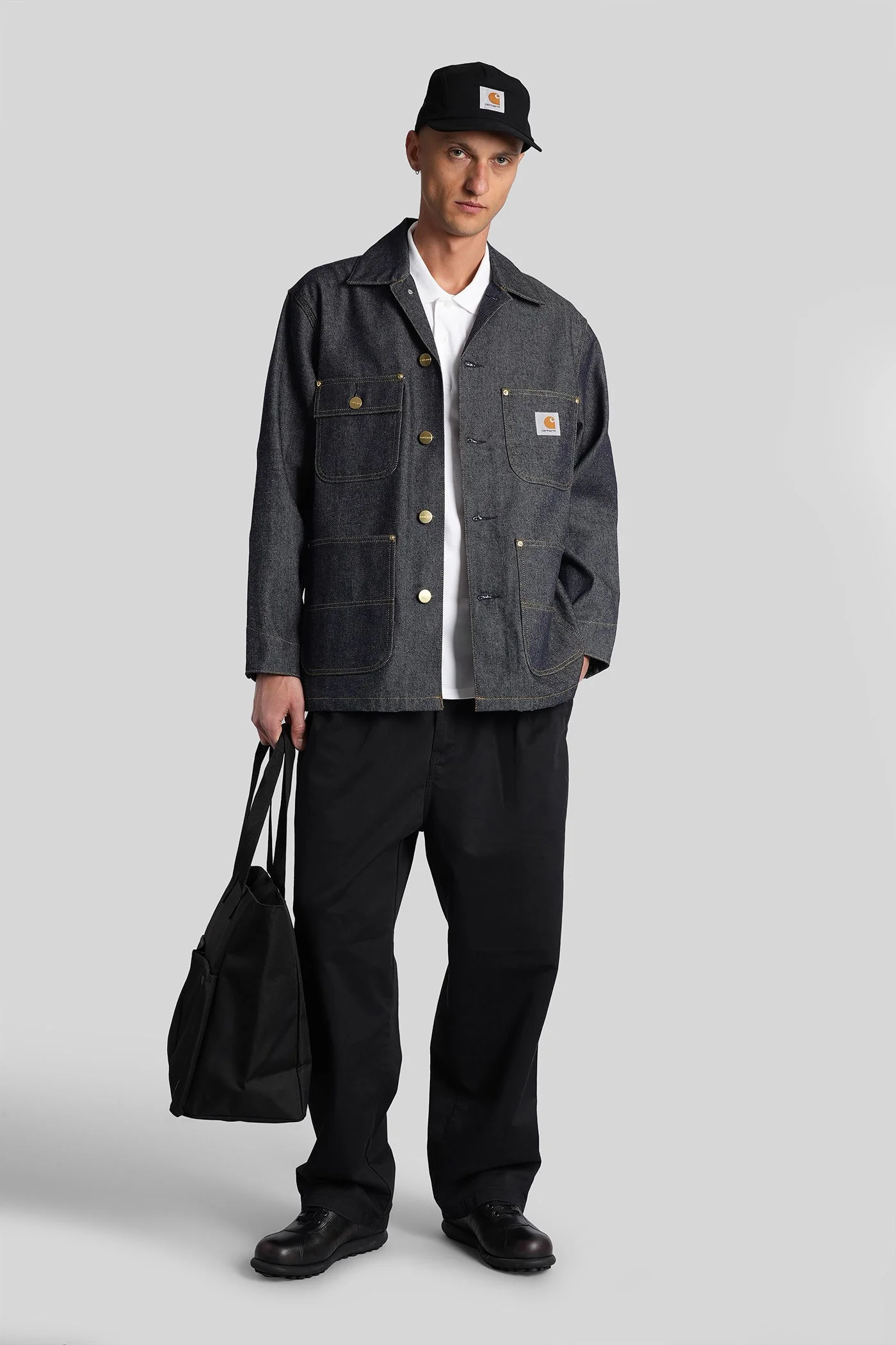 Aden chore coat Denim Jackets in blue denim