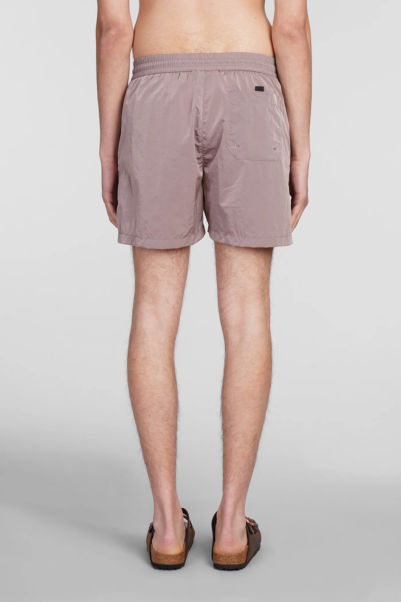 Beachwear in rose-pink polyamide - Image 2