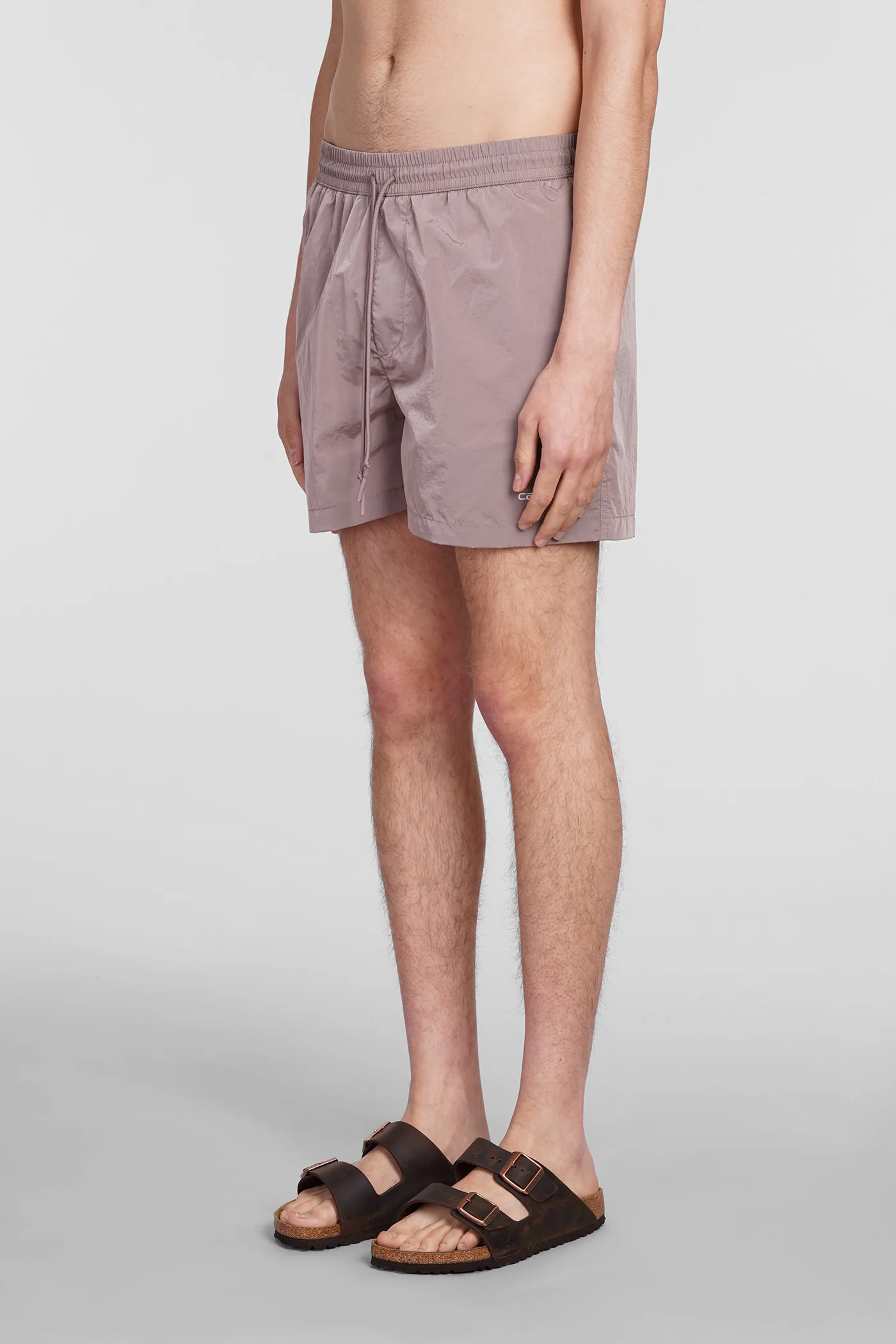 Beachwear in rose-pink polyamide - Image 3