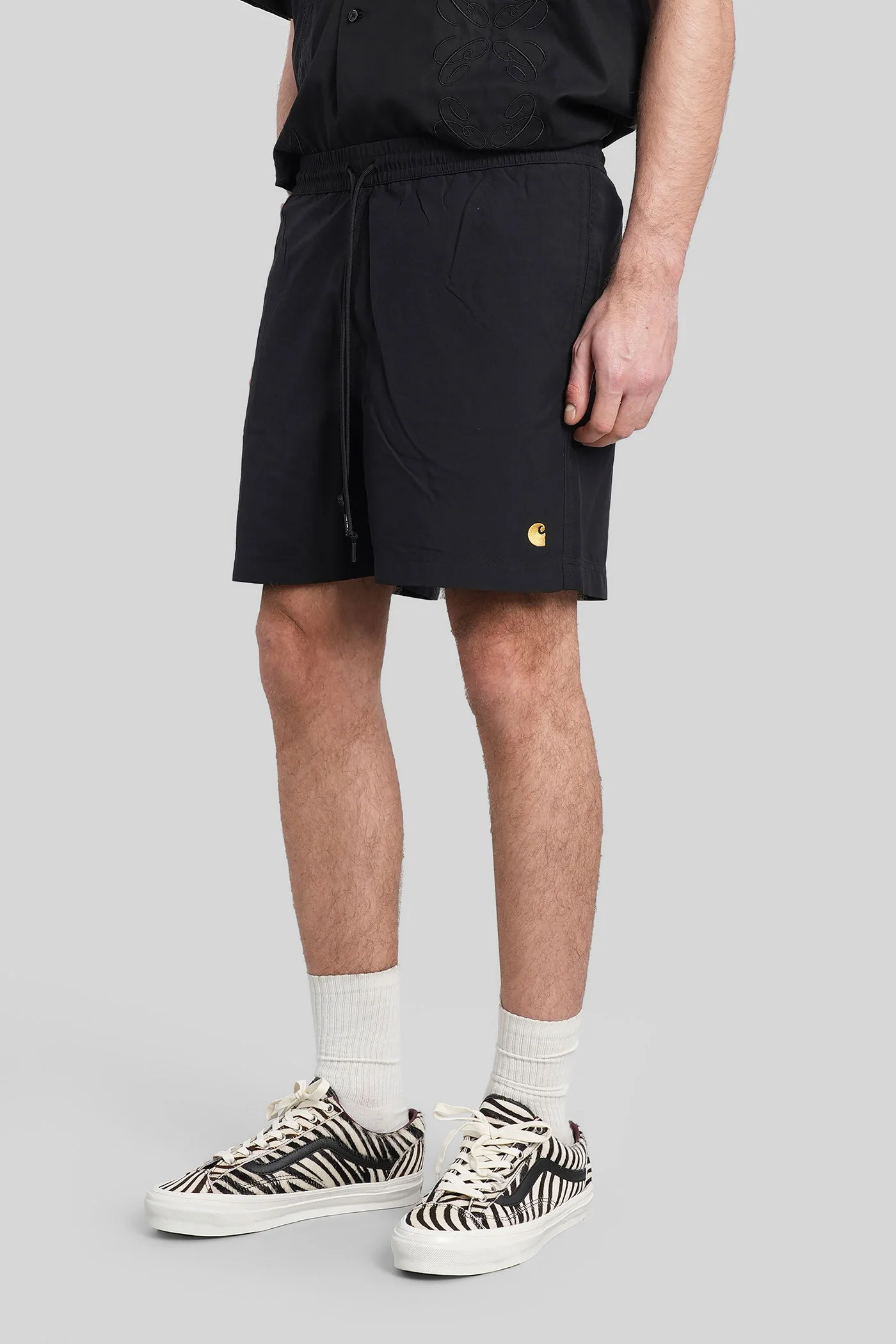 Chase swim trunks Beachwear in black polyester - Image 4