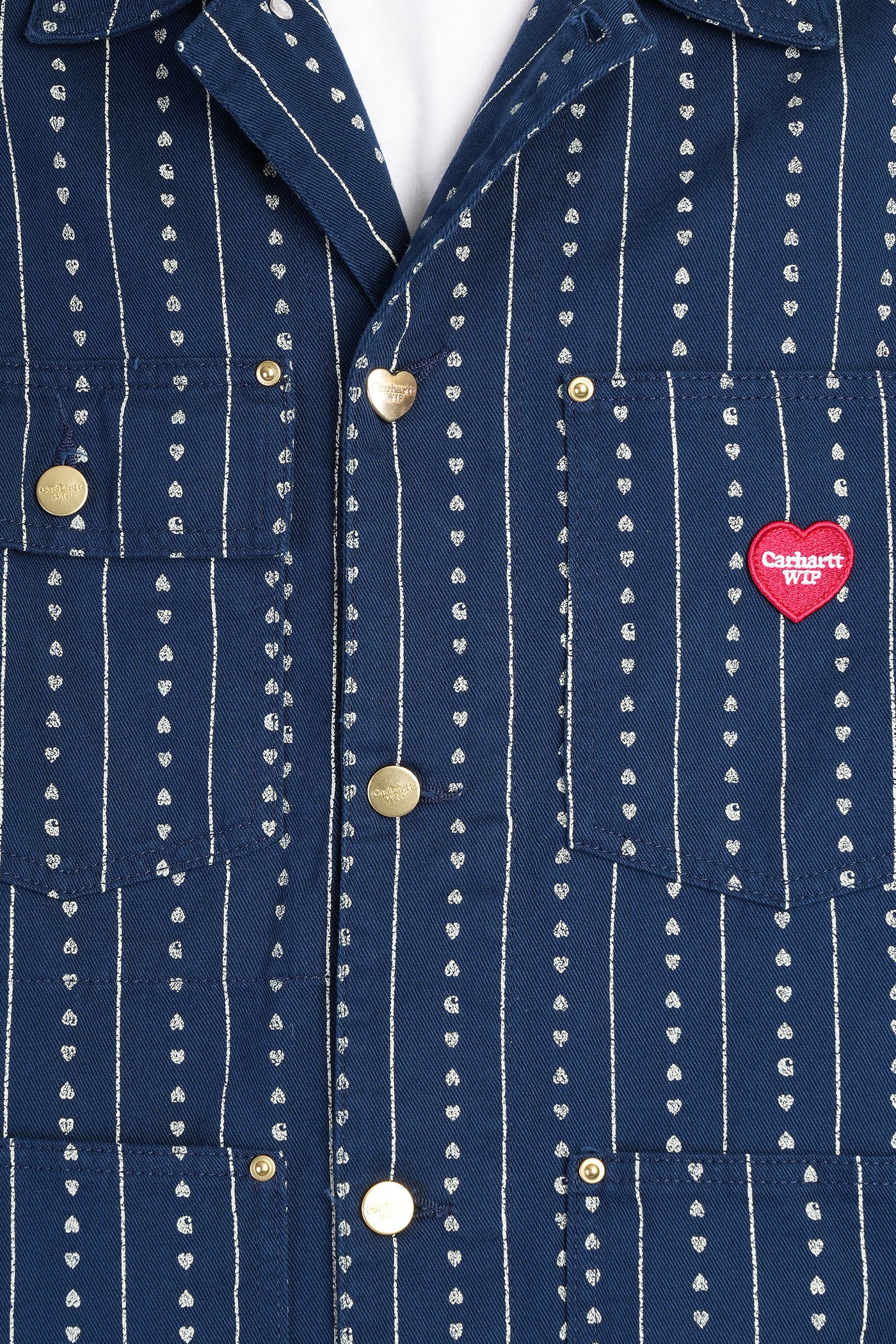 Drewe Chore Casual jacket in blue cotton - Image 15