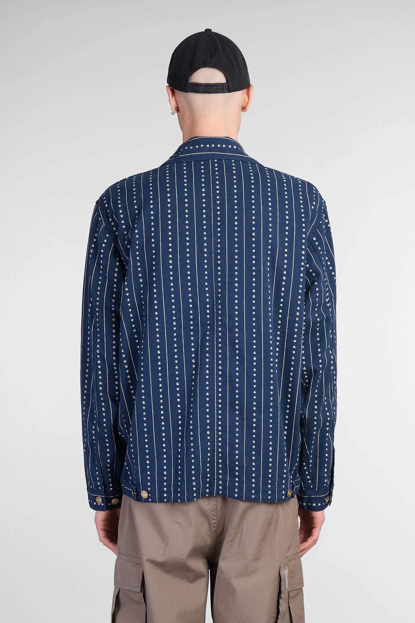 Drewe Chore Casual jacket in blue cotton - Image 23