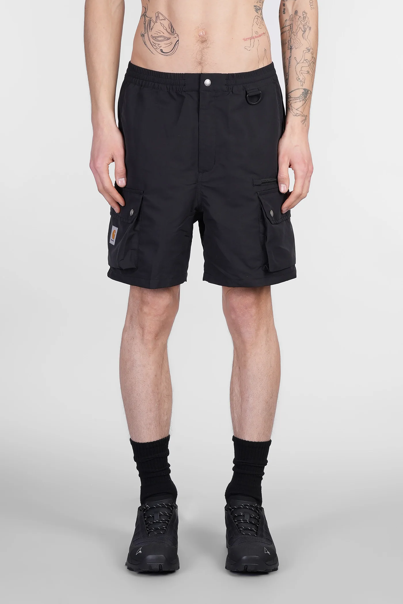Irwin Short Shorts in black nylon