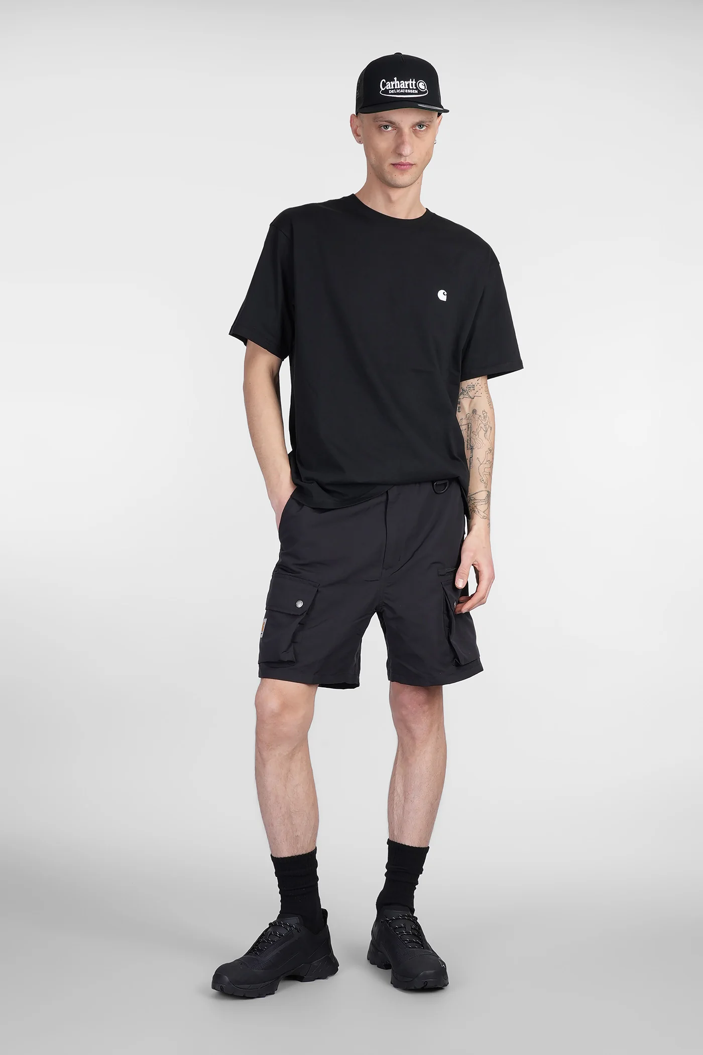 Irwin Short Shorts in black nylon - Image 2