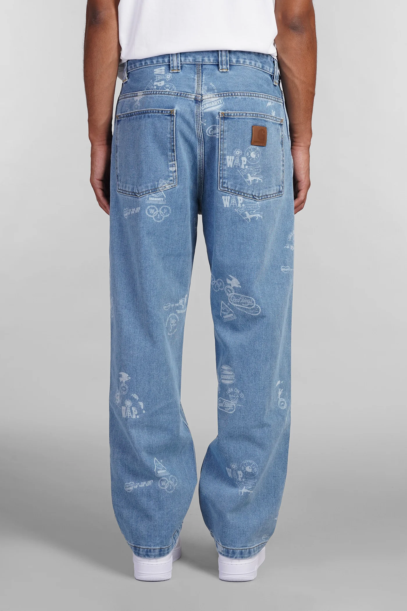 Jeans in cyan denim - Image 3