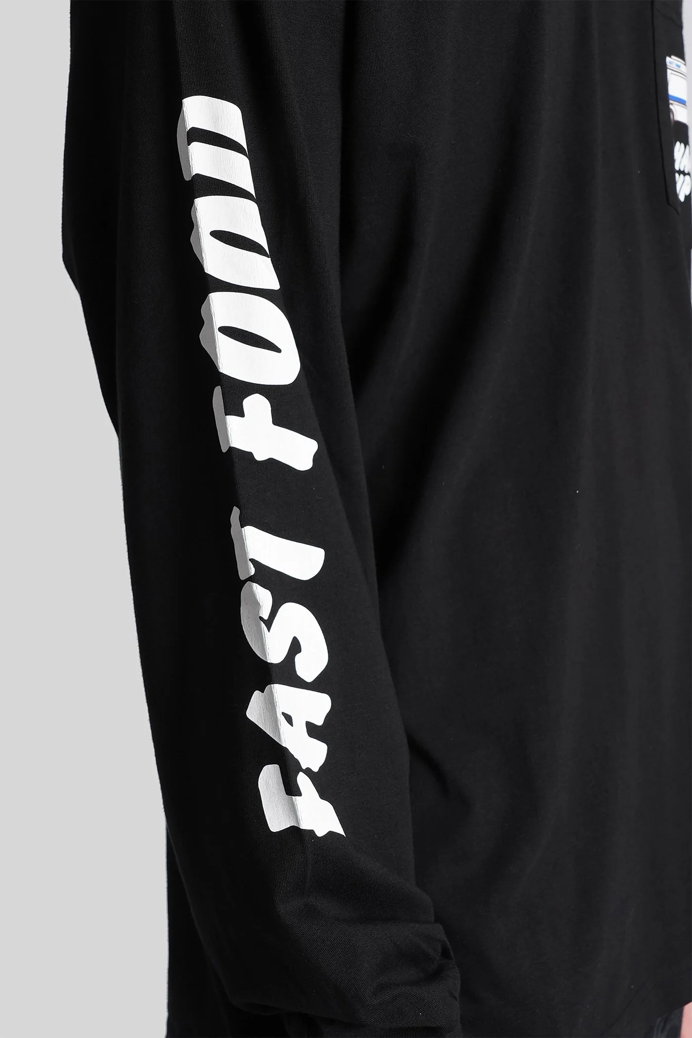 Ls cold drink t-s in black cotton - Image 5