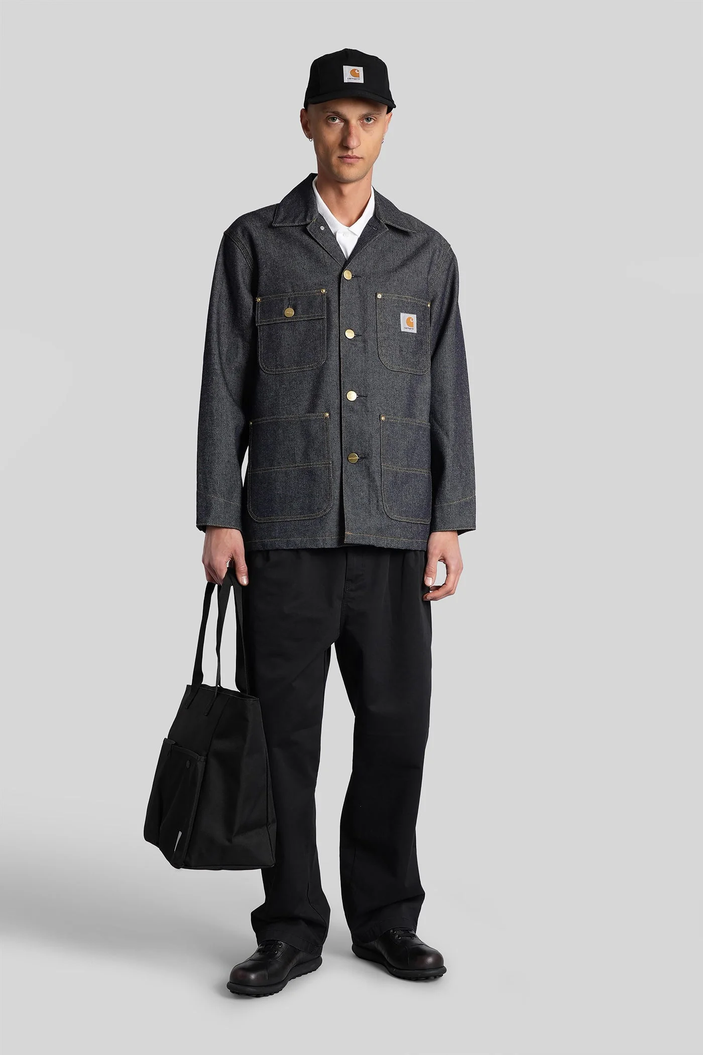Marv pant Pants in black cotton - Image 2