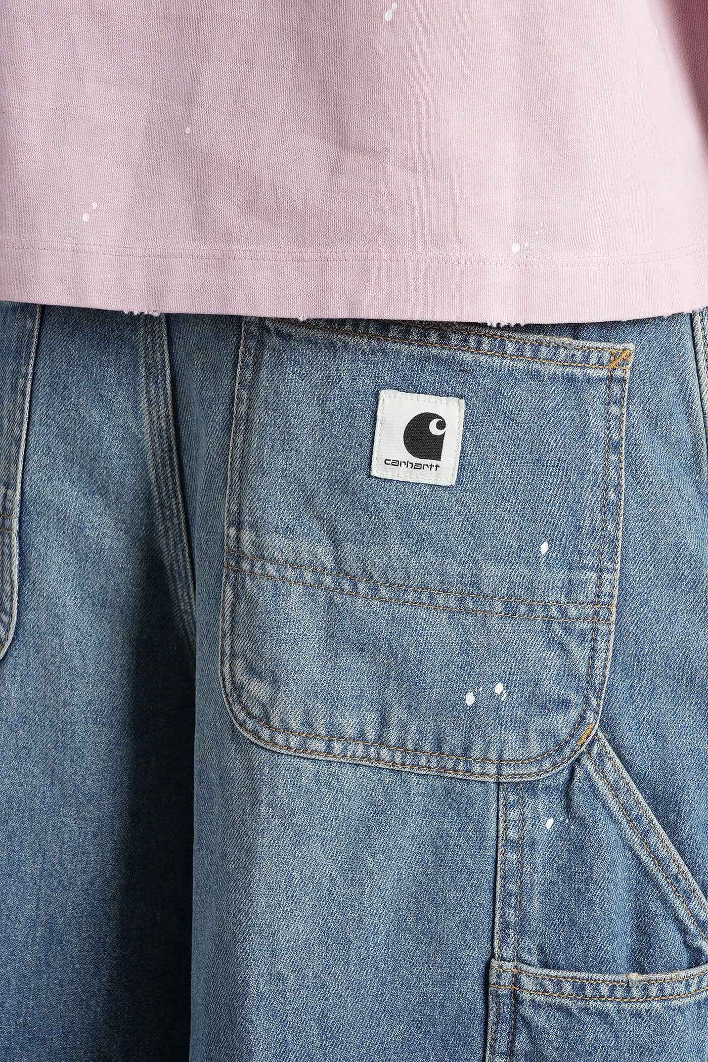 Nixon double knee Shorts in blue cotton - Image 5
