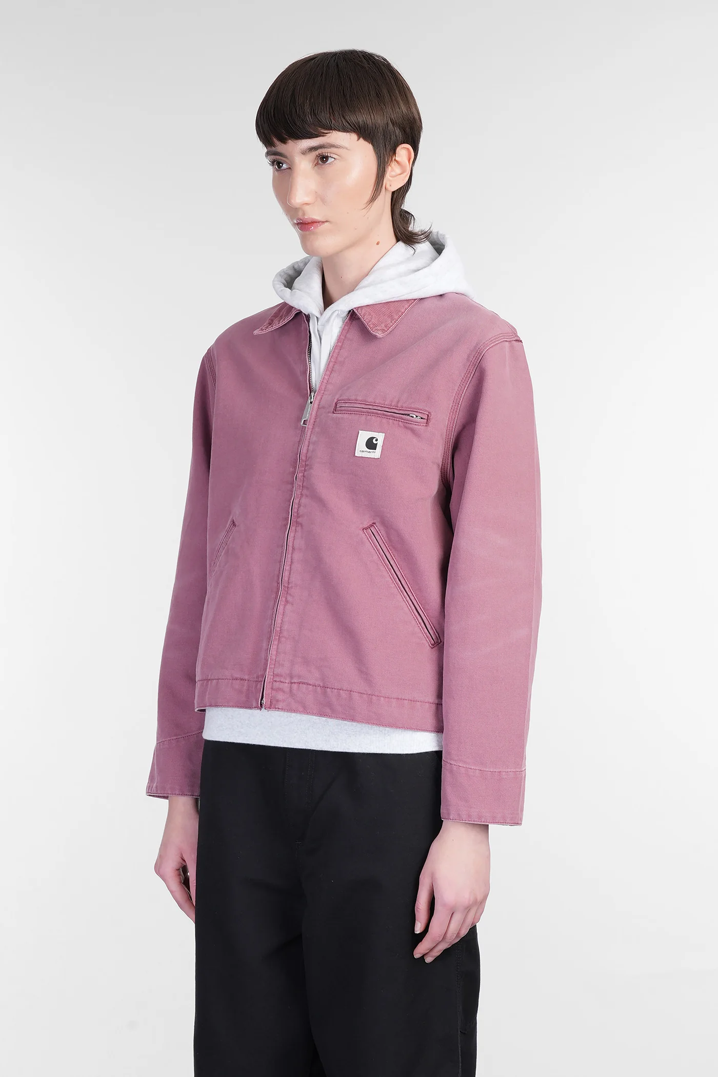 Og Detroit Jacket Denim Jackets in bordeaux cotton - Image 4