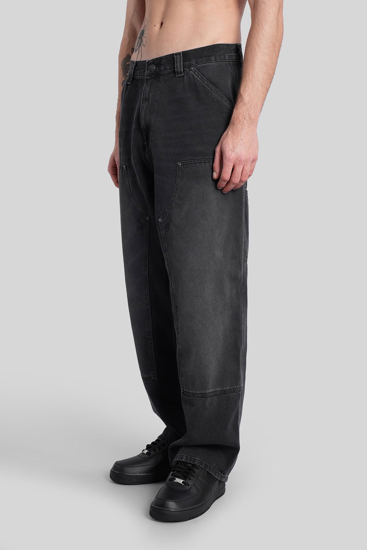 Og double knee pant Jeans in black denim - Image 4