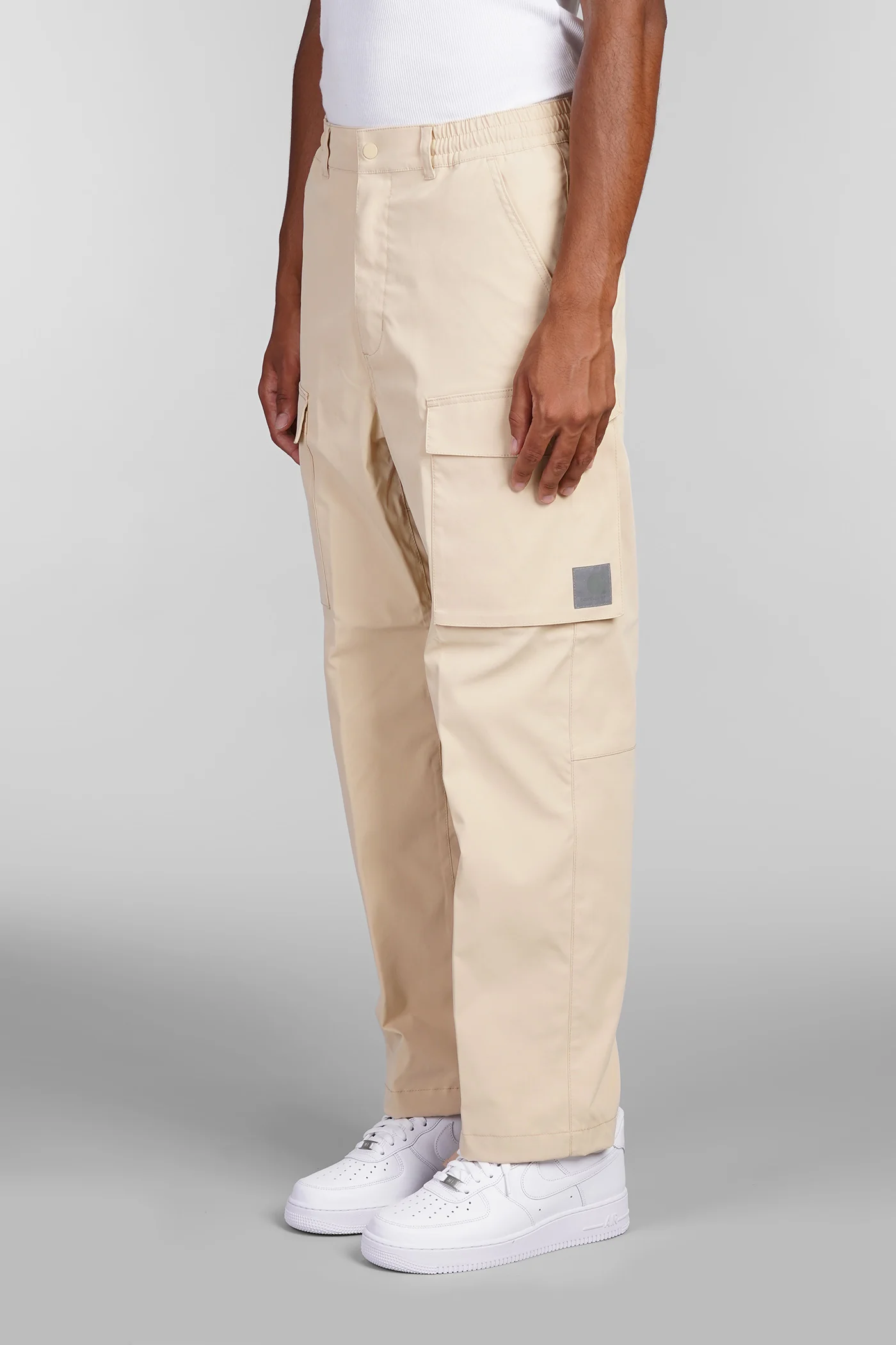 Pants in beige polyester - Image 4
