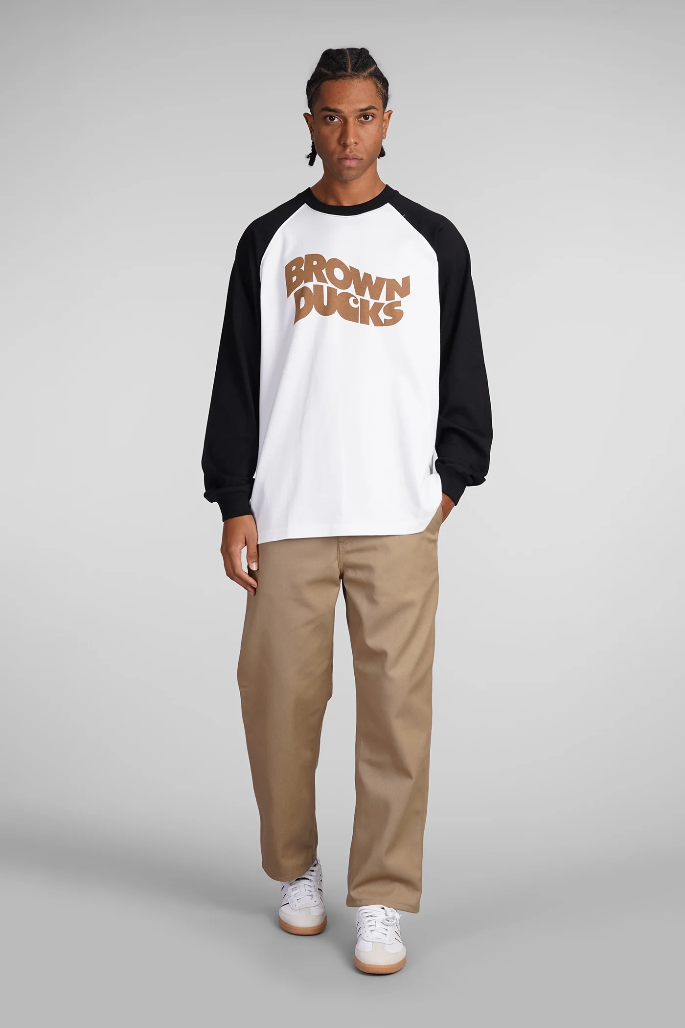 Pants in beige polyester - Image 2