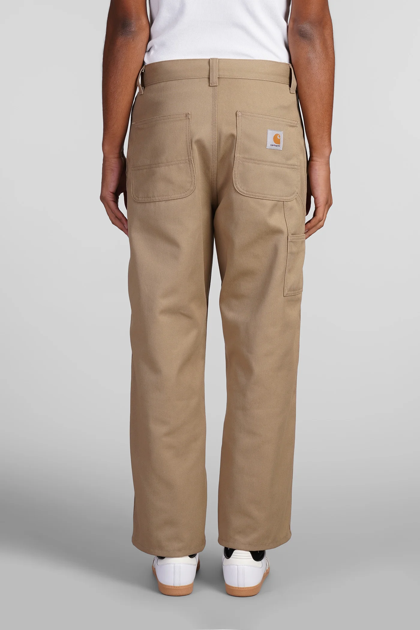 Pants in beige polyester - Image 3