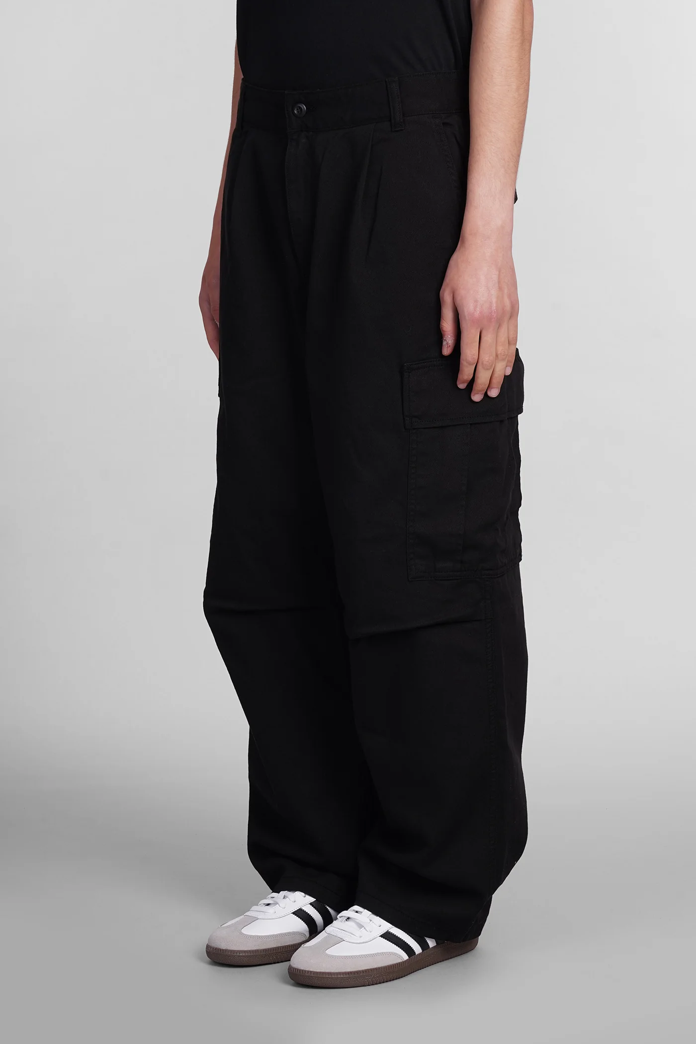 Pants in black cotton - Image 4