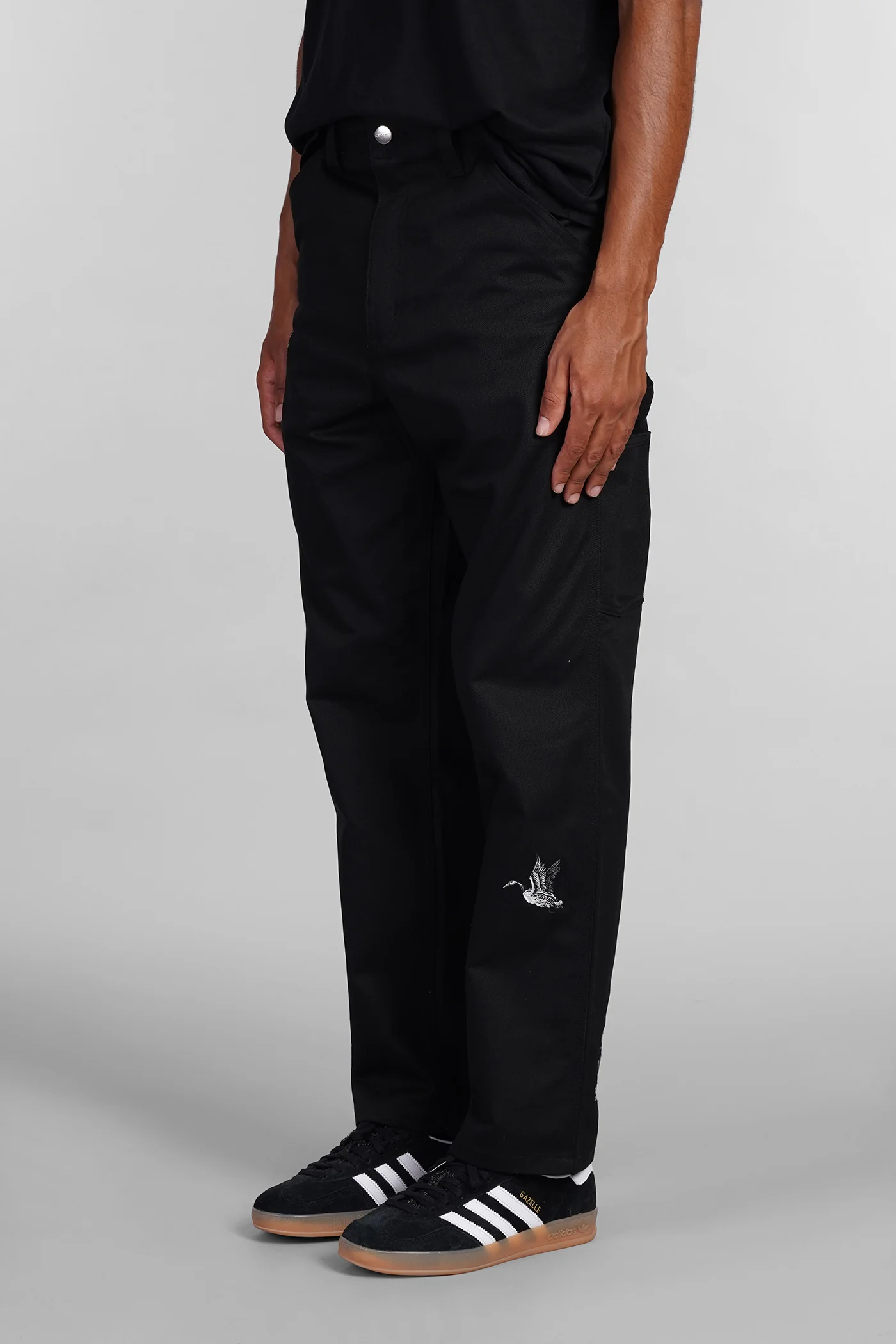 Pants in black cotton - Image 4