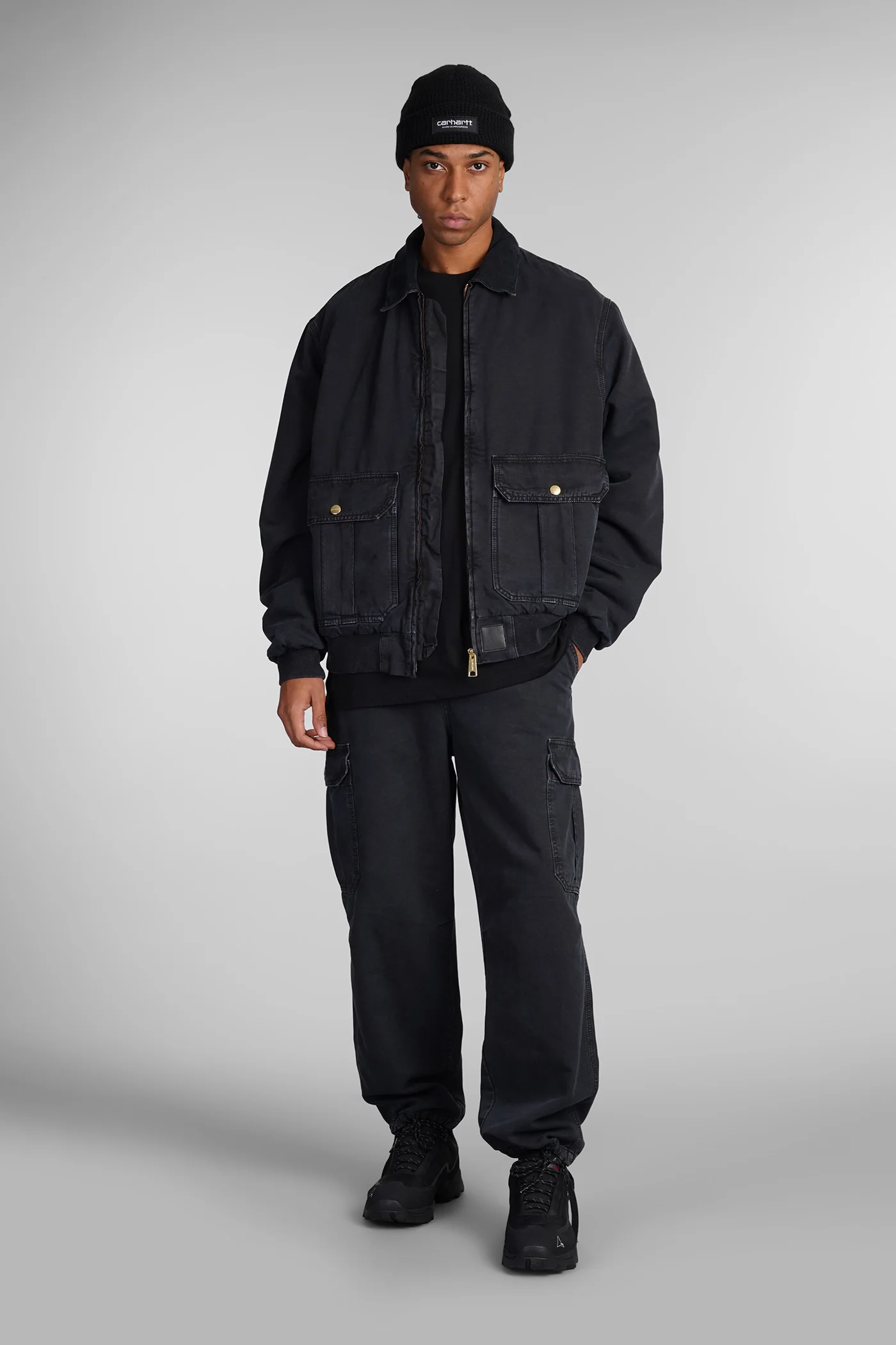 Pants in black cotton - Image 2