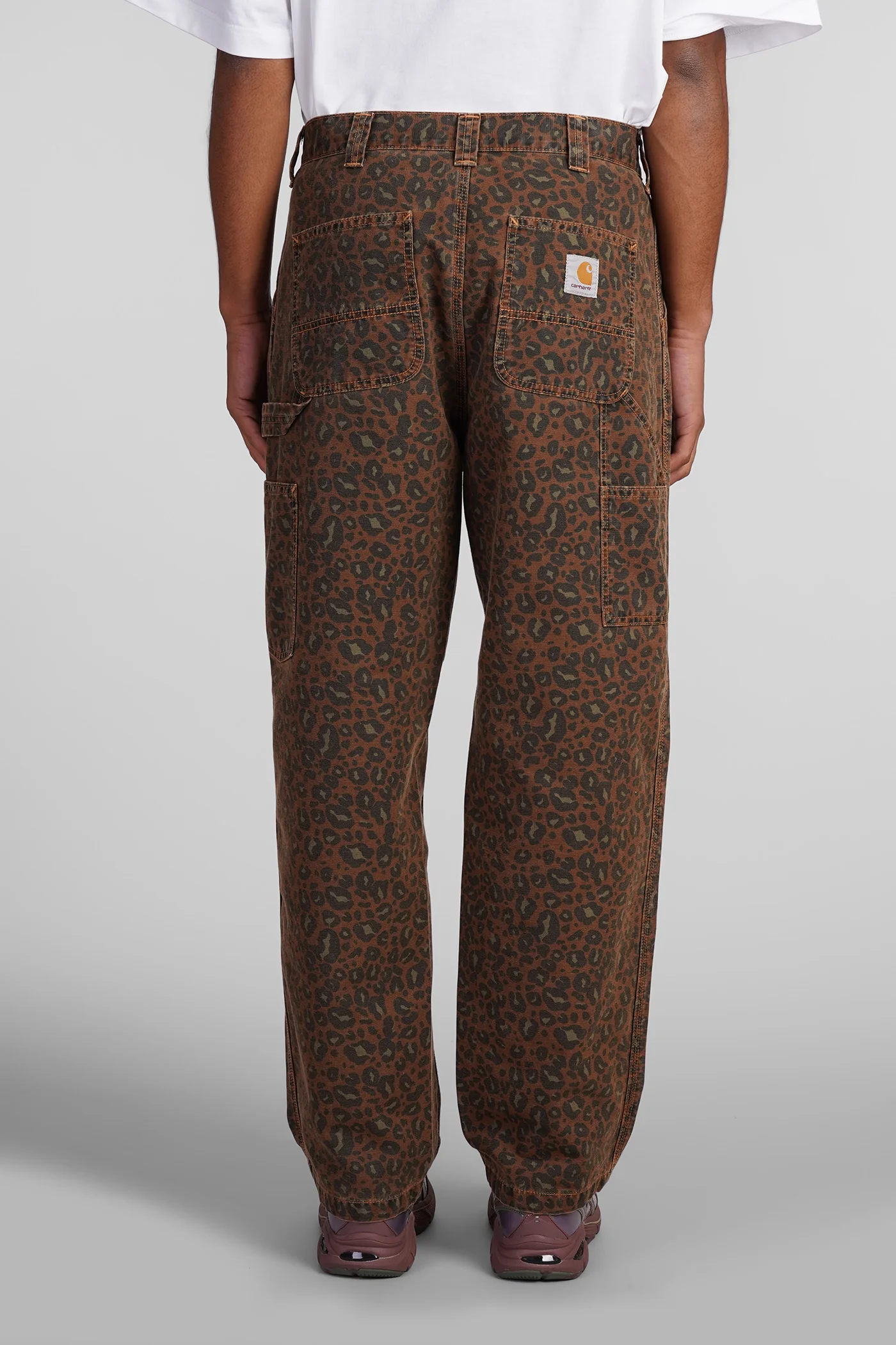 Pants in brown cotton - Image 3