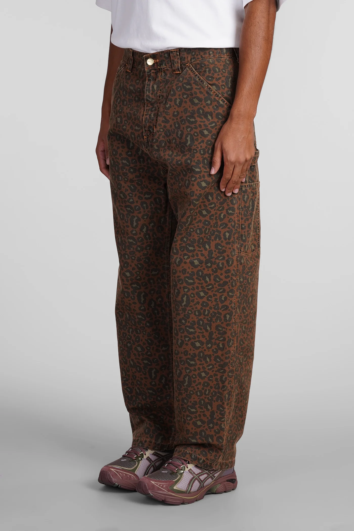 Pants in brown cotton - Image 4