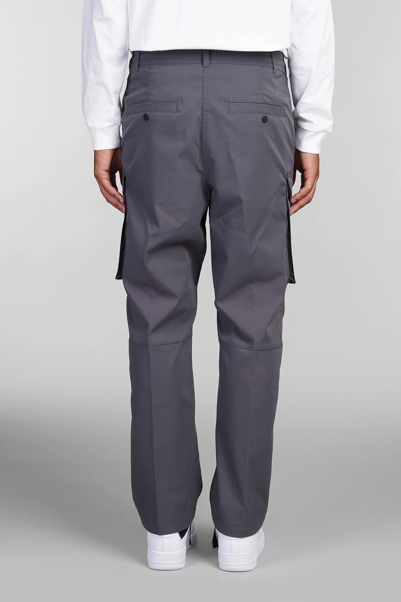 Pants in grey polyester - Image 3