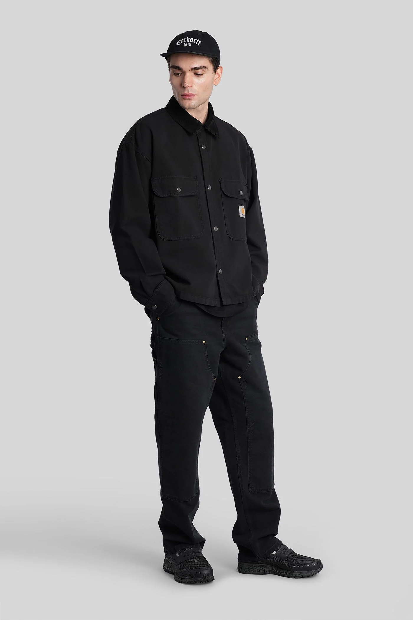 Prescott shirt Casual jacket in black cotton - Image 2