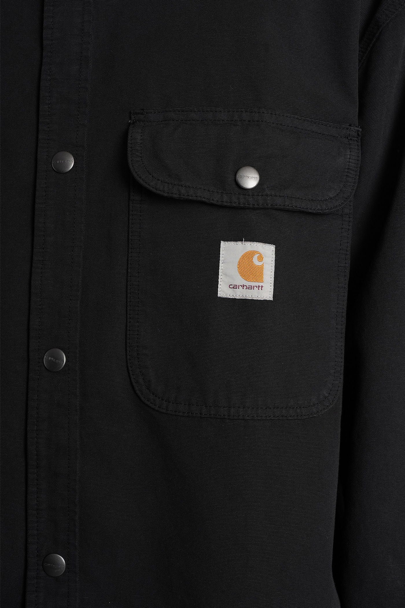 Prescott shirt Casual jacket in black cotton - Image 5
