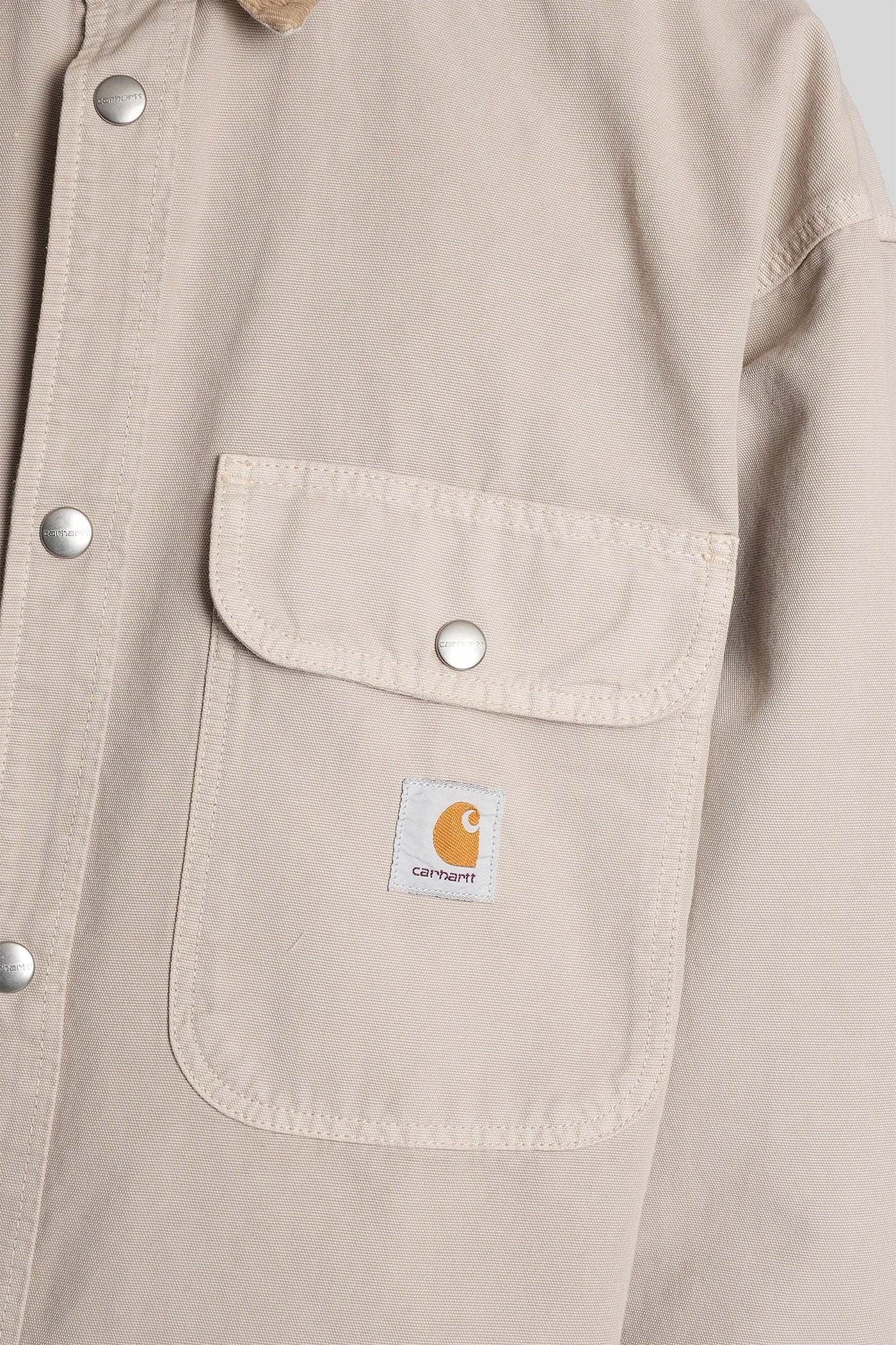 Prescott shirt jac Casual jacket in beige denim - Image 5