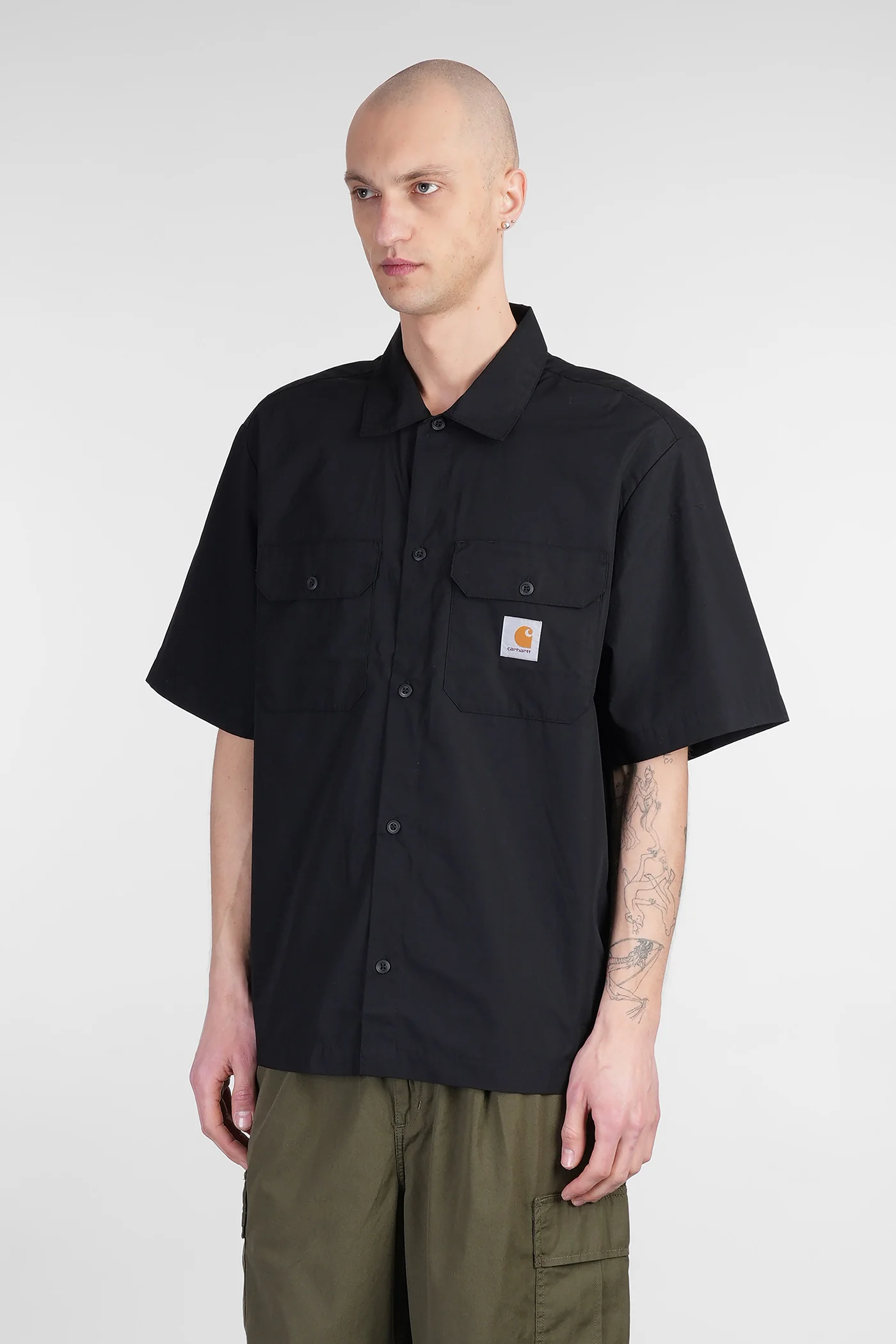 S-S Craft Shirt Shirt in black polyester - Image 4