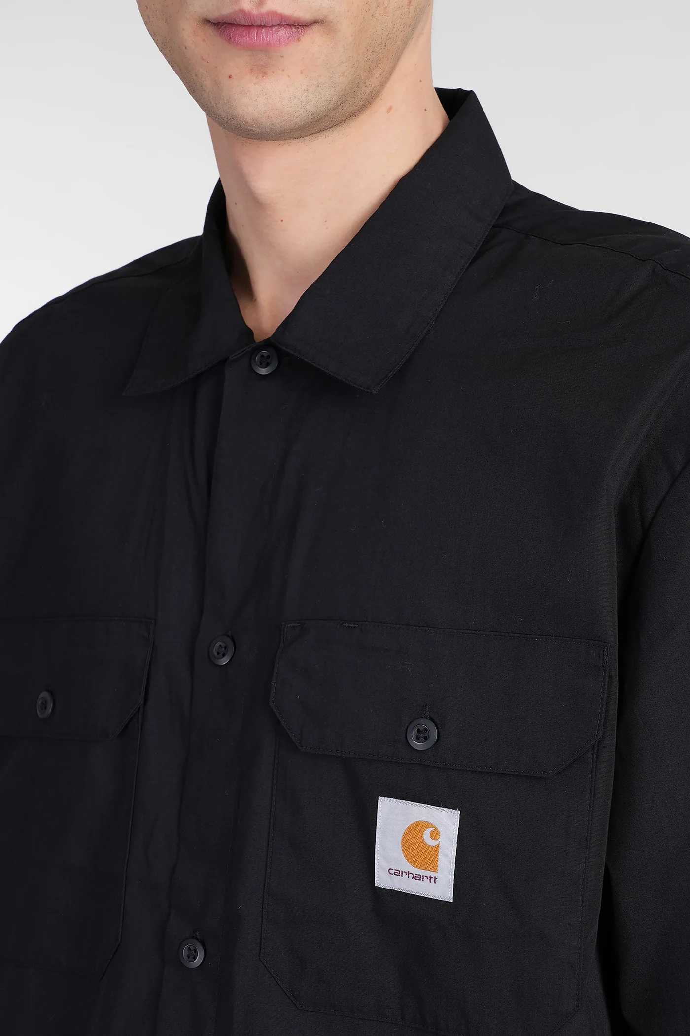 S-S Craft Shirt Shirt in black polyester - Image 5