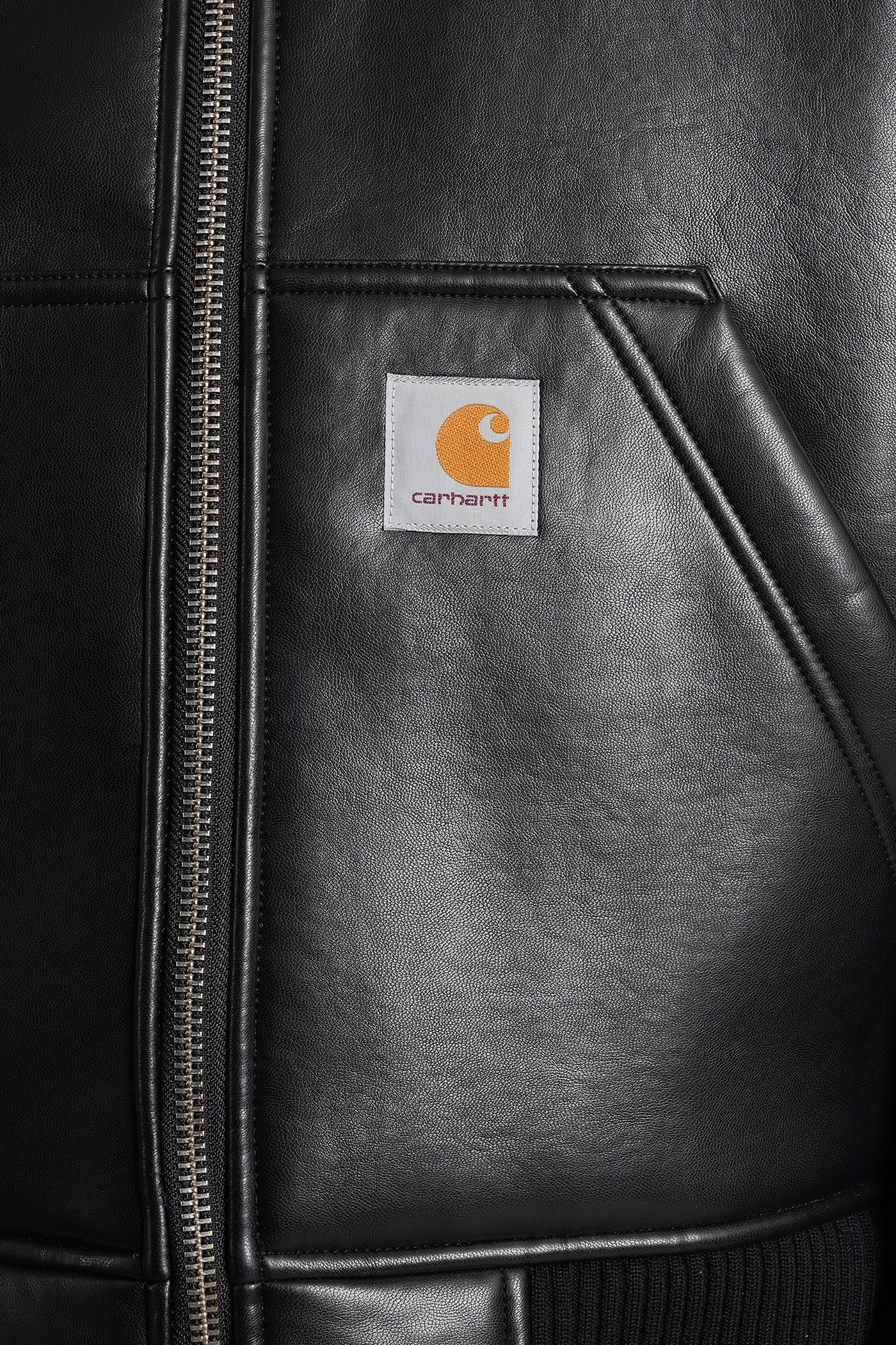 Shepton jacket Casual jacket in black faux leather - Image 5