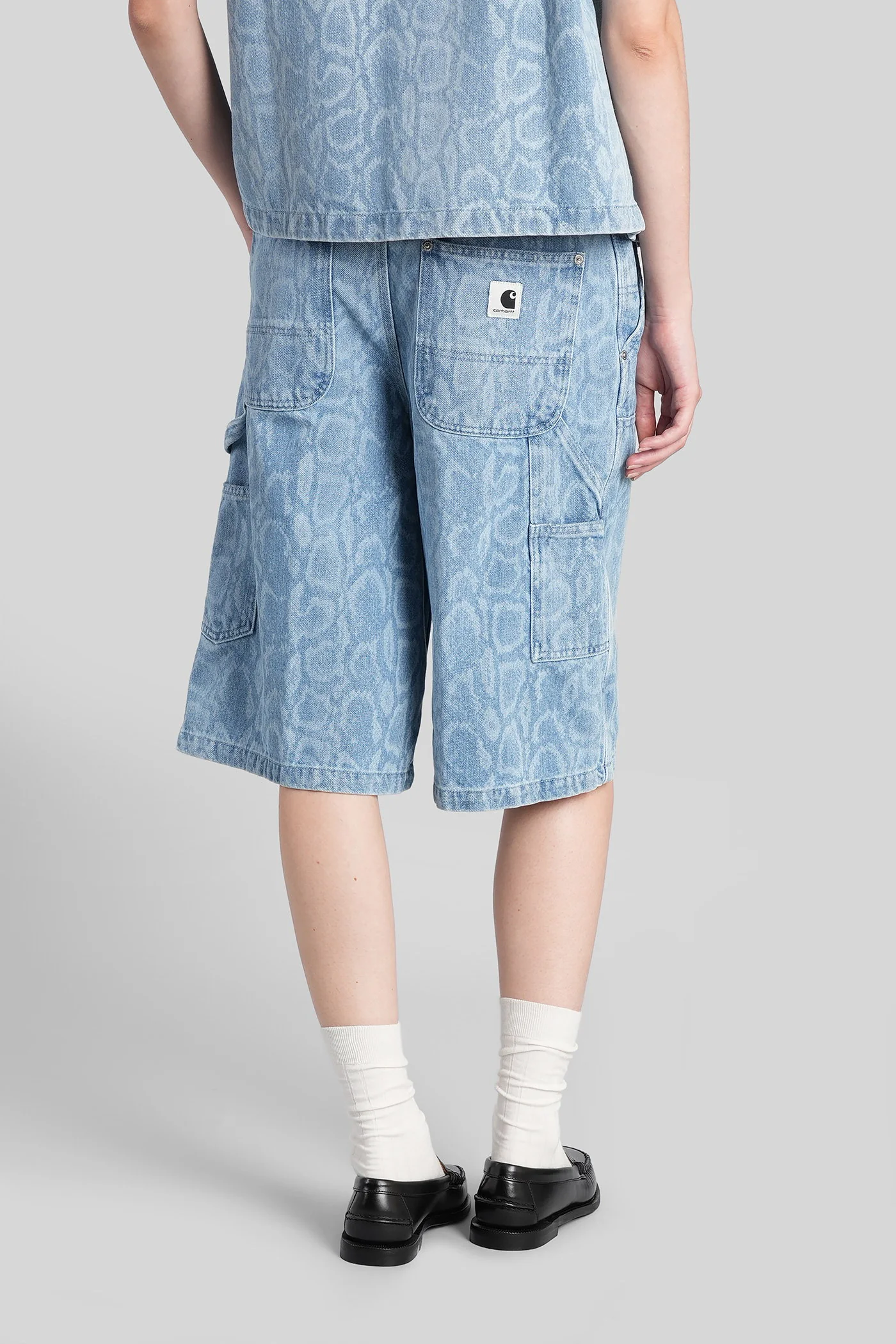 Shorts in blue cotton - Image 3