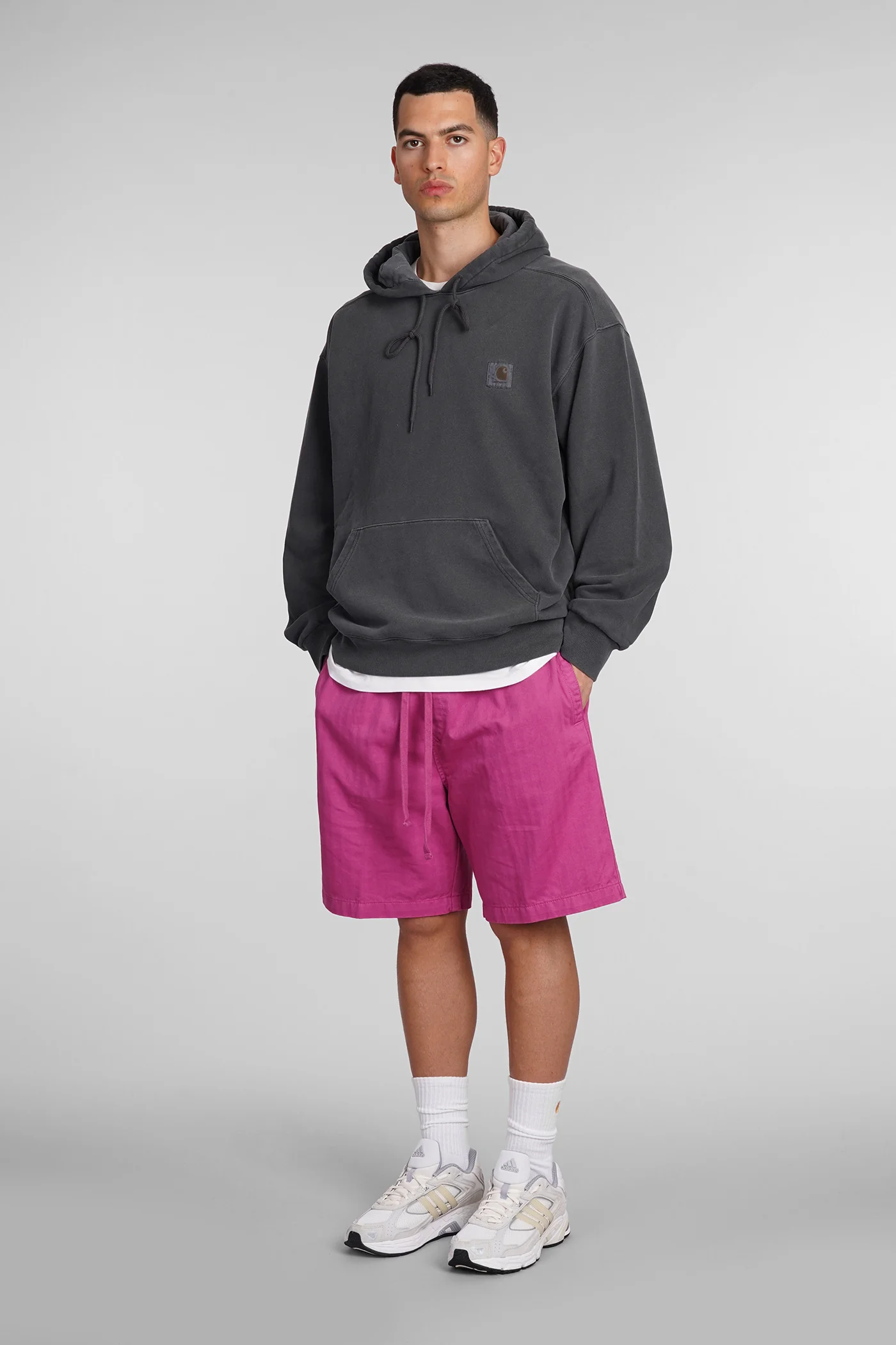 Shorts in fuxia cotton - Image 2