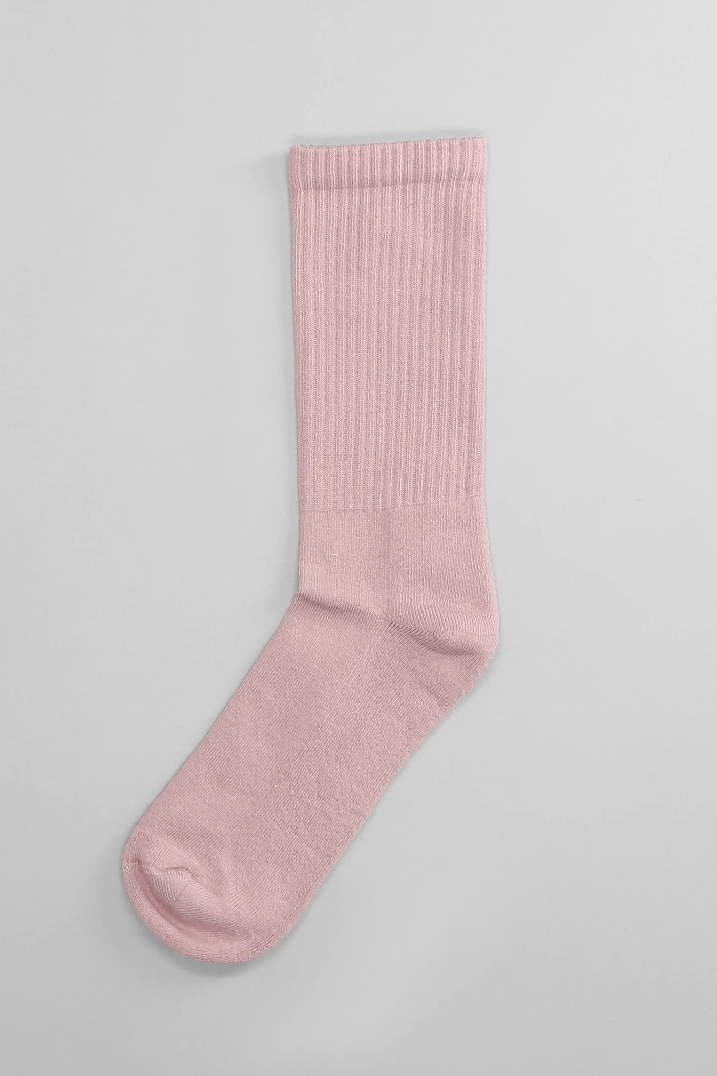 Socks in rose-pink cotton - Image 3