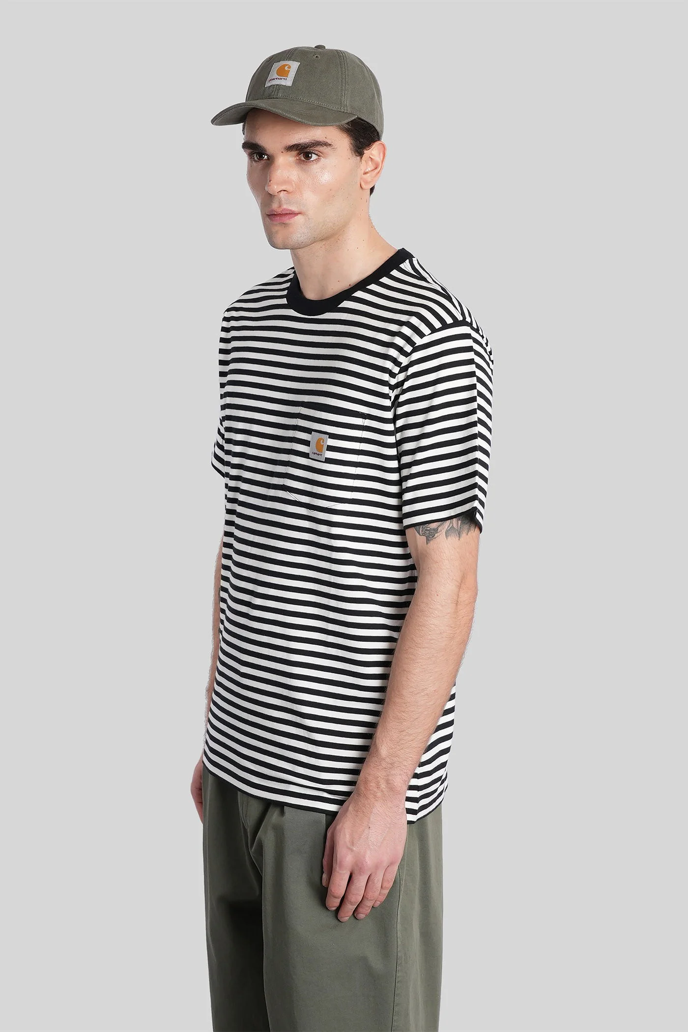 Ss erza pocket tee T-Shirt in black cotton - Image 4