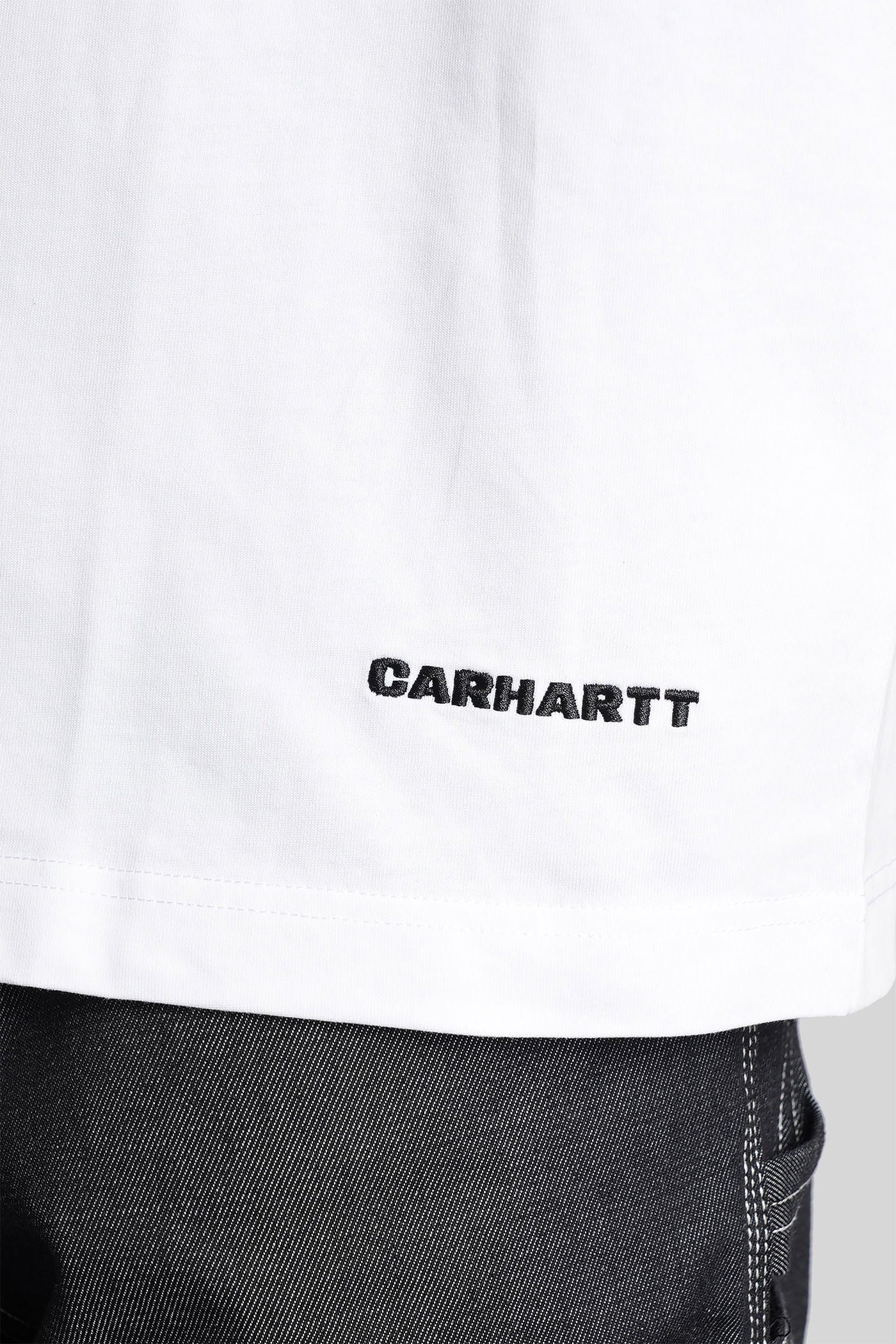 Ss link script tee T-Shirt in white cotton - Image 5