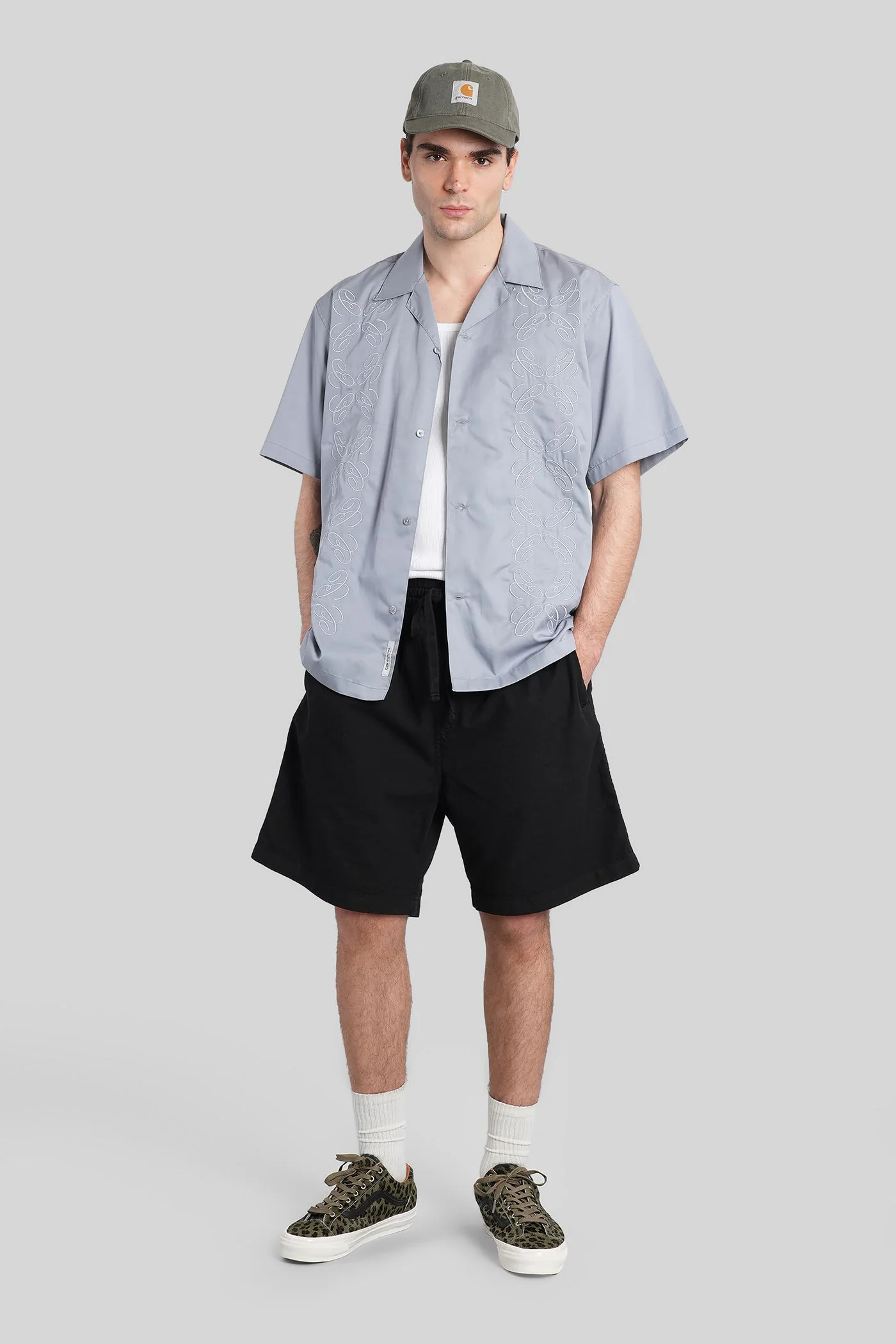 Ss signet shirt Shirt in cyan cotton - Image 2