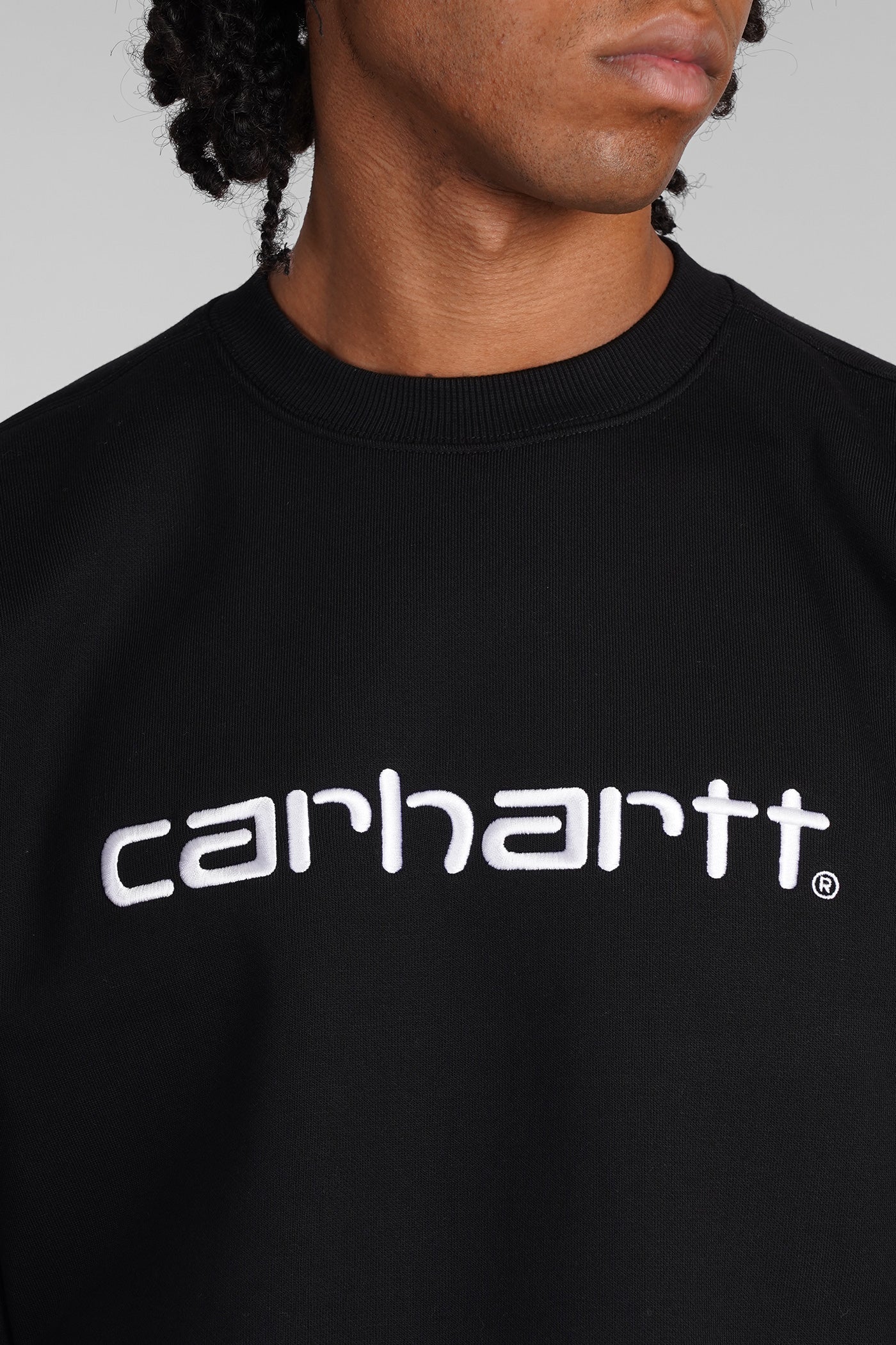 Sweatshirt in black cotton - Image 5