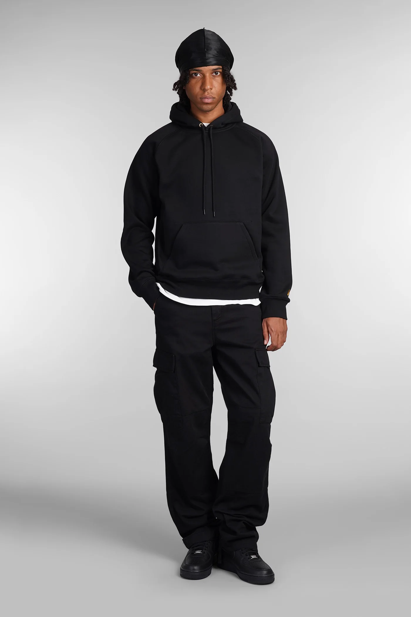 Sweatshirt in black cotton - Image 2