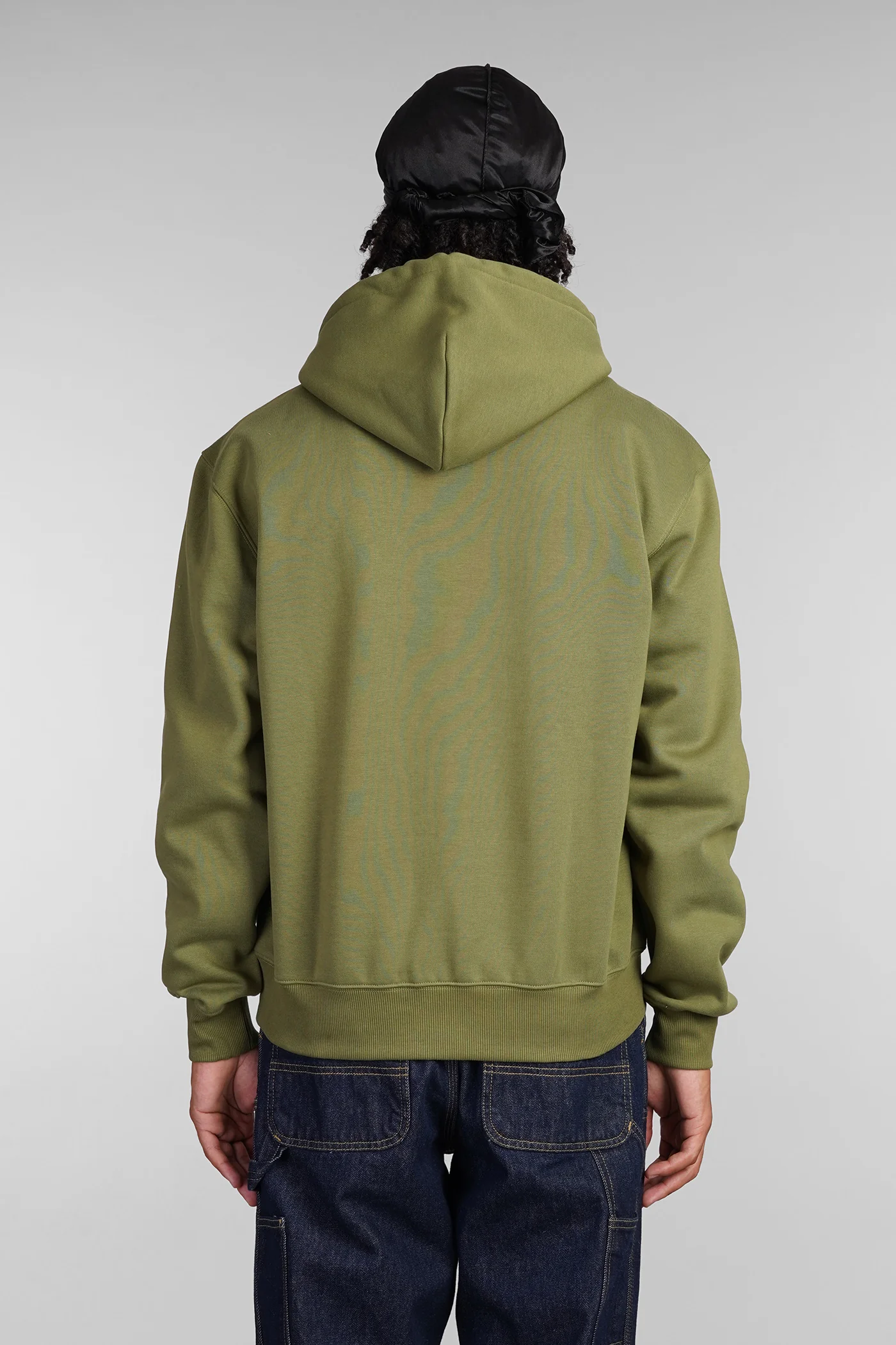 Sweatshirt in green cotton - Image 3