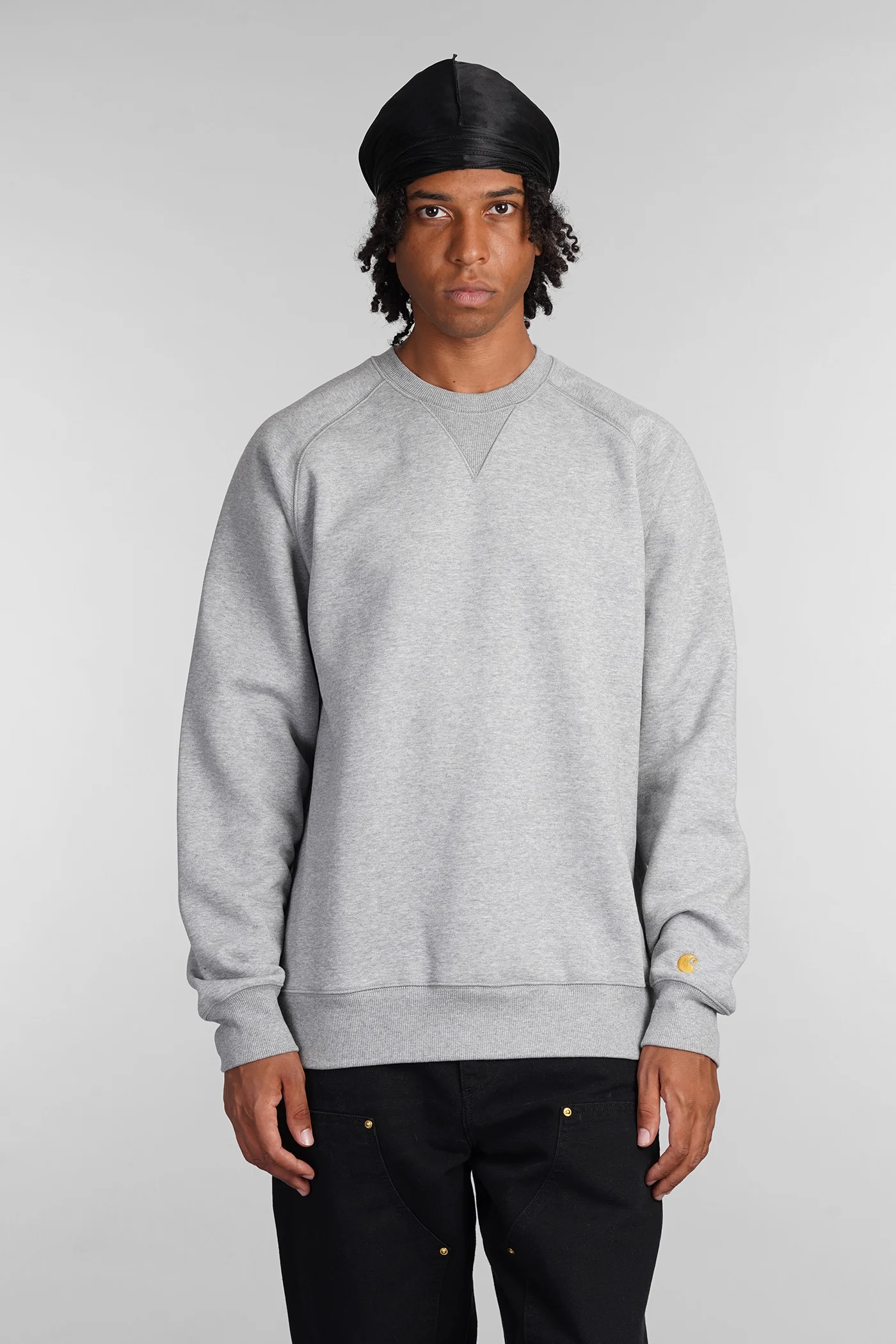 Sweatshirt in grey cotton