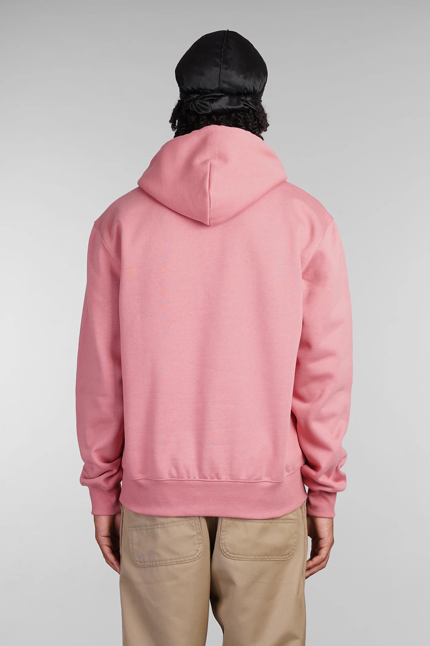 Sweatshirt in rose-pink cotton - Image 3