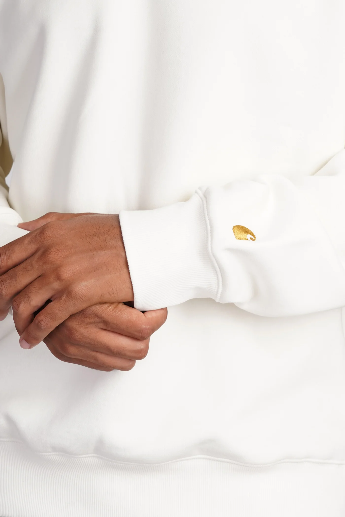 Sweatshirt in white cotton - Image 5