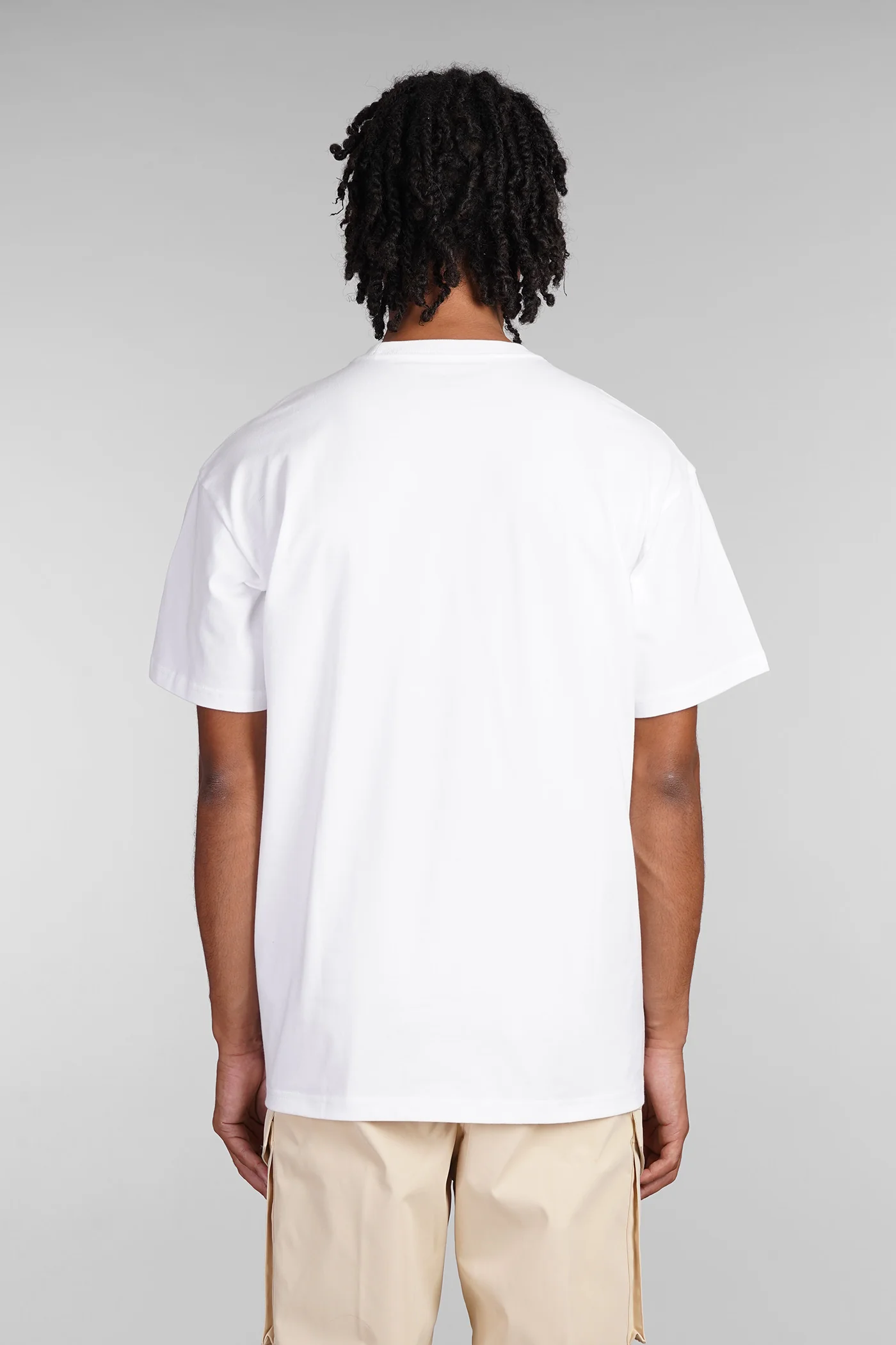 T-Shirt in white cotton - Image 3