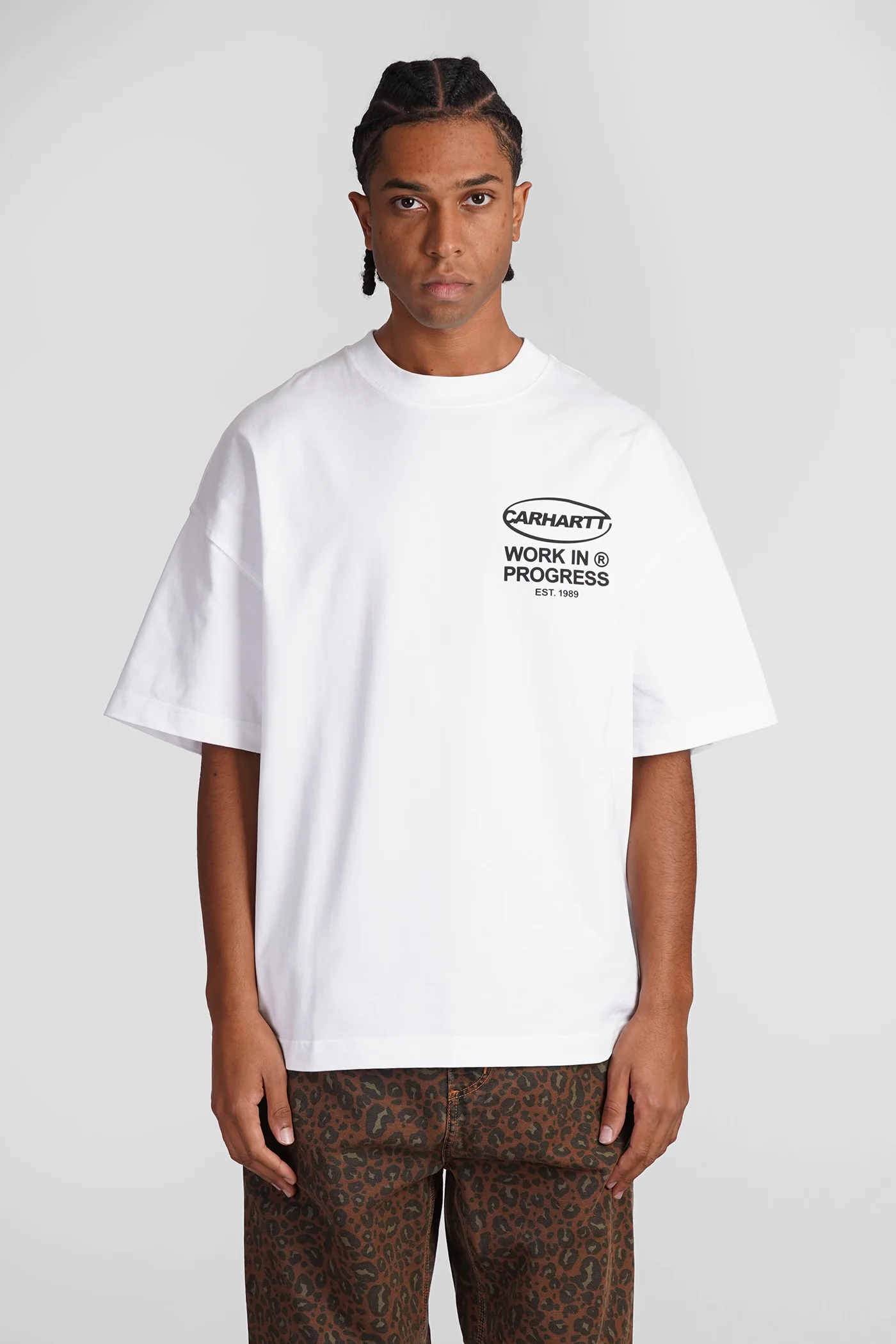 T-Shirt in white cotton