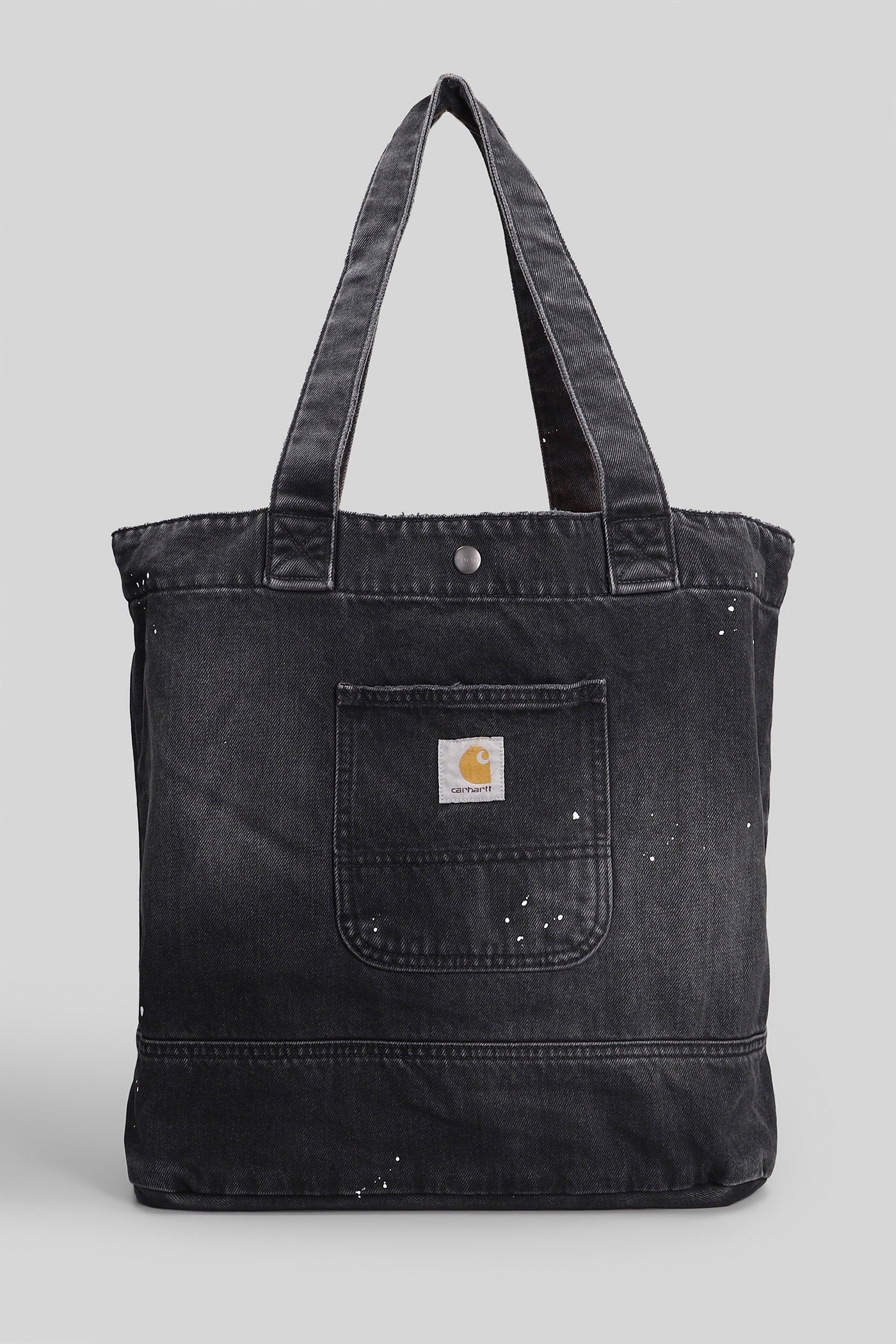 Tote in black cotton